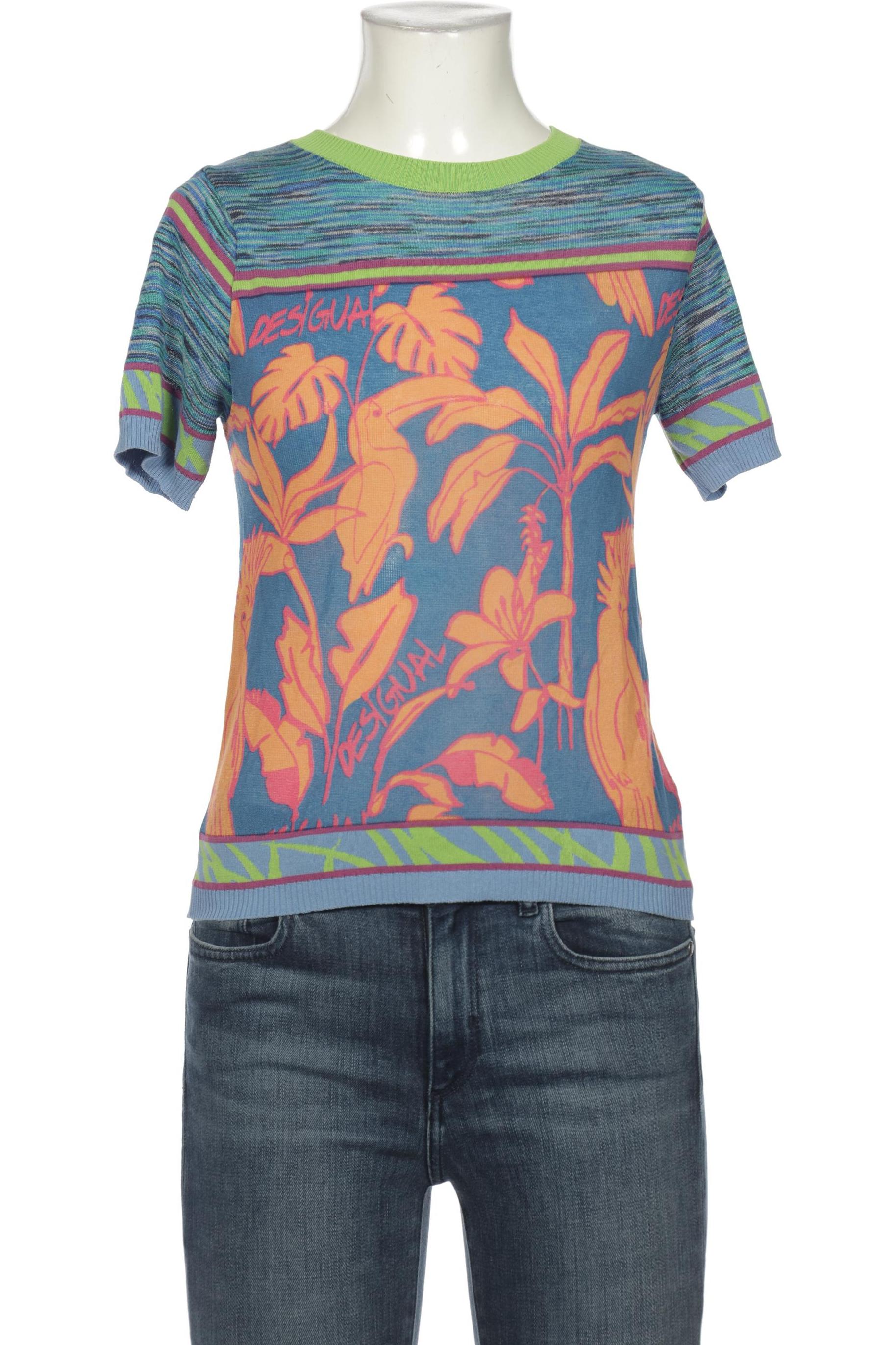 

Desigual Damen T-Shirt, blau
