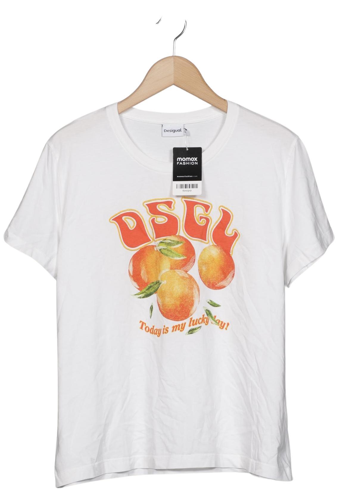 

Desigual Damen T-Shirt, weiß, Gr. 42