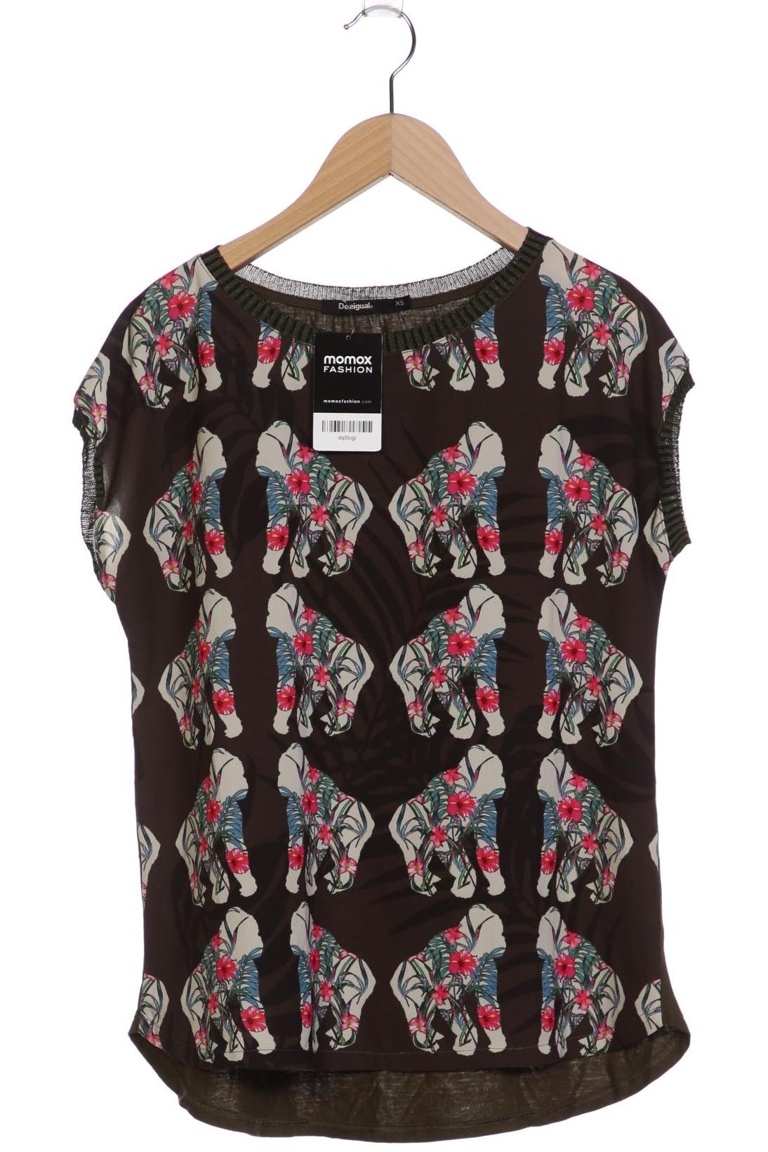 

Desigual Damen T-Shirt, grün, Gr. 34