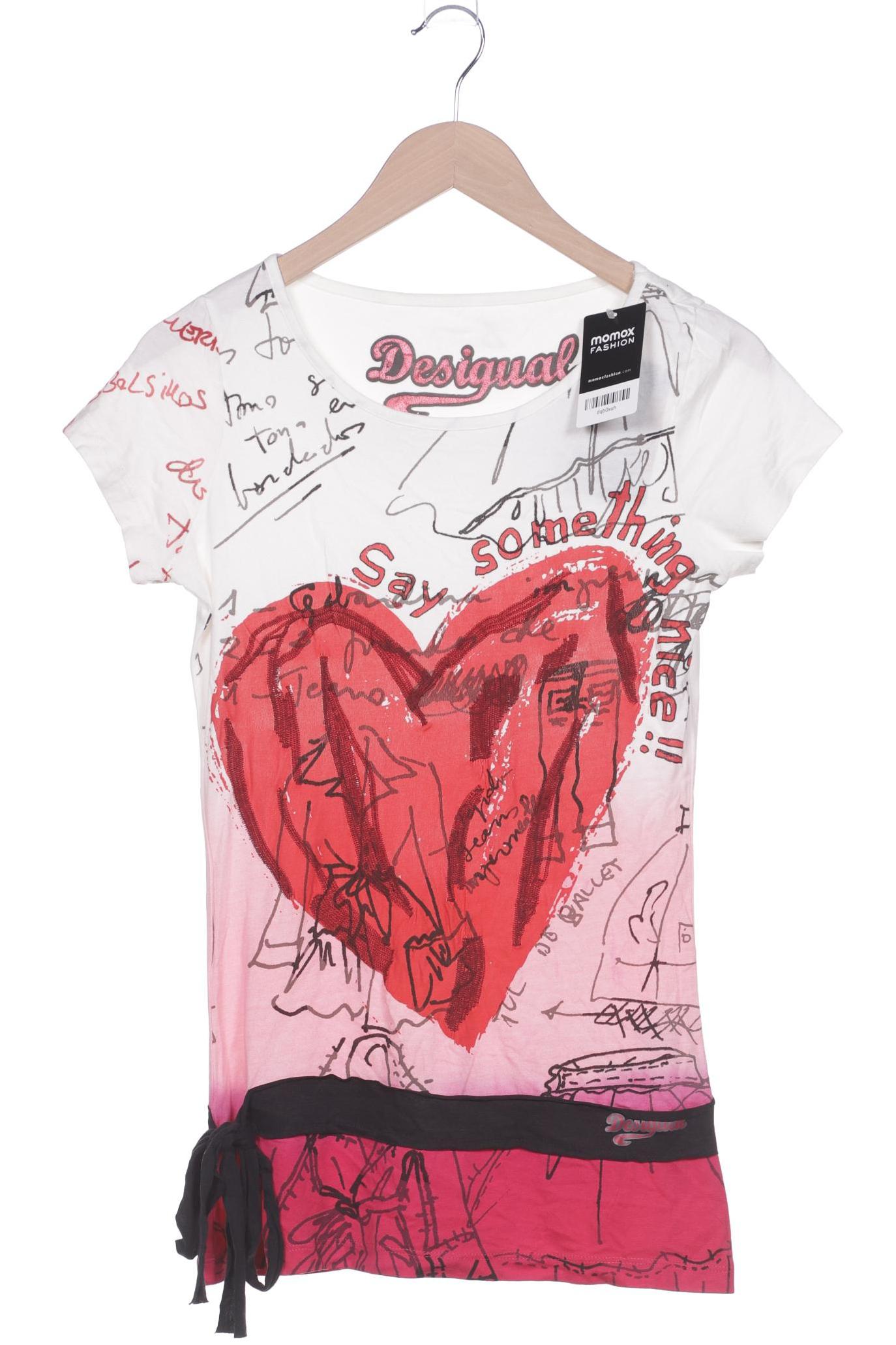 

Desigual Damen T-Shirt, weiß, Gr. 34