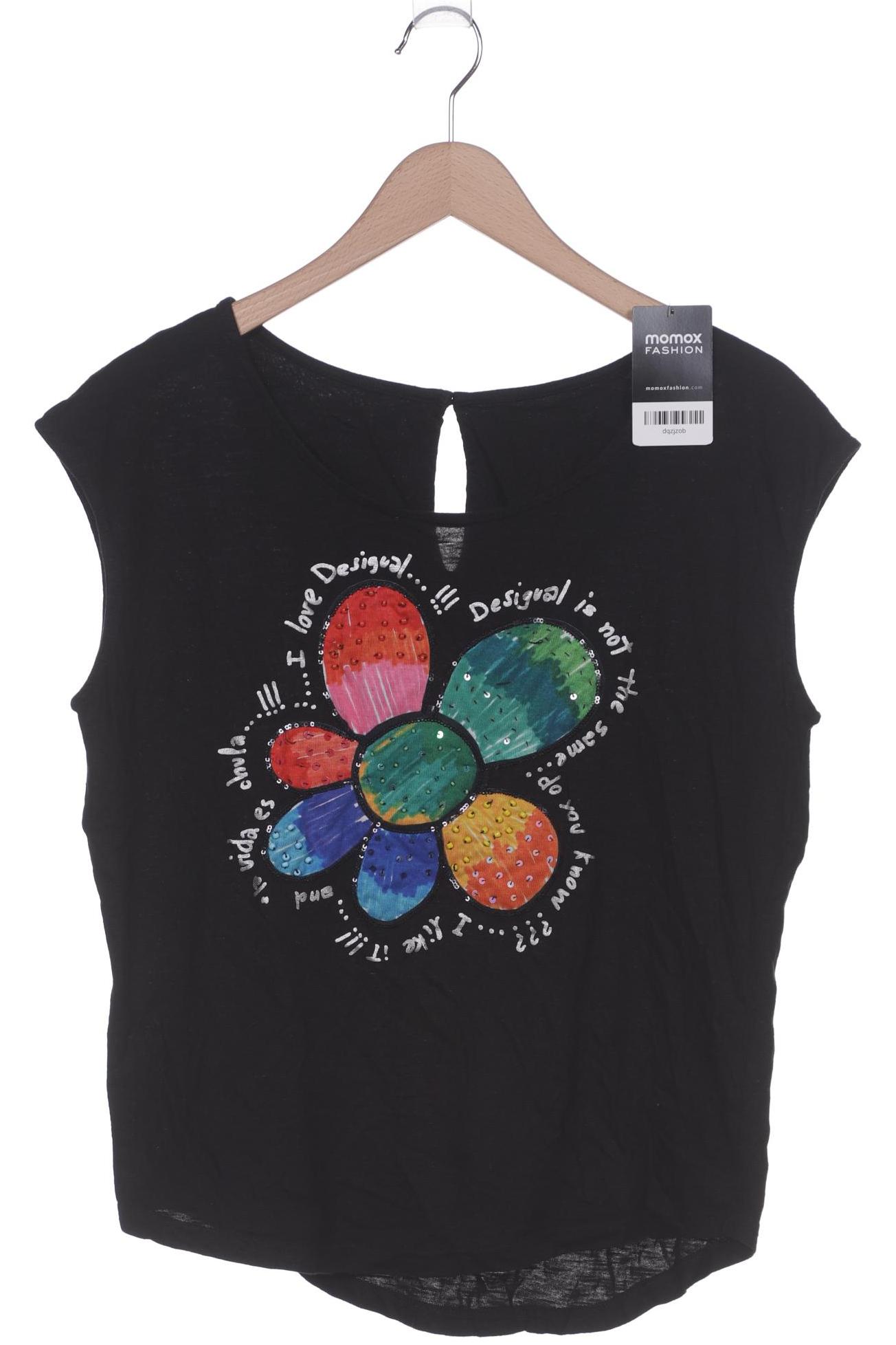 

Desigual Damen T-Shirt, schwarz, Gr. 38