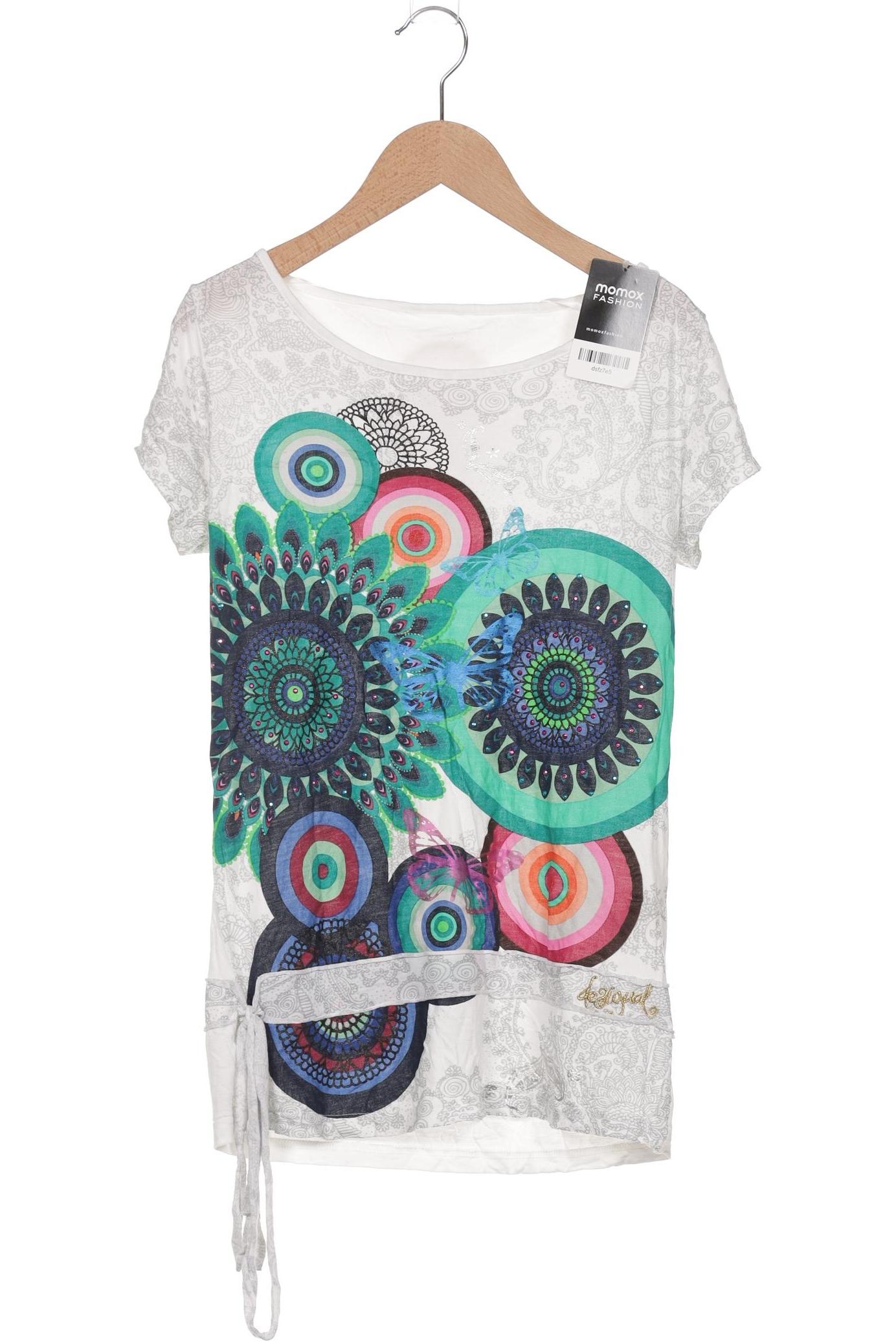 

Desigual Damen T-Shirt, weiß, Gr. 34