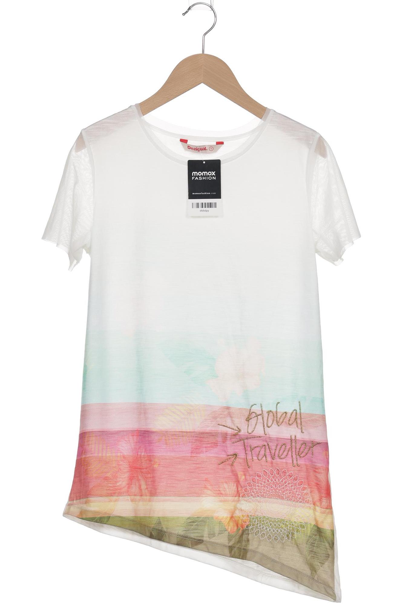 

Desigual Damen T-Shirt, weiß, Gr. 36