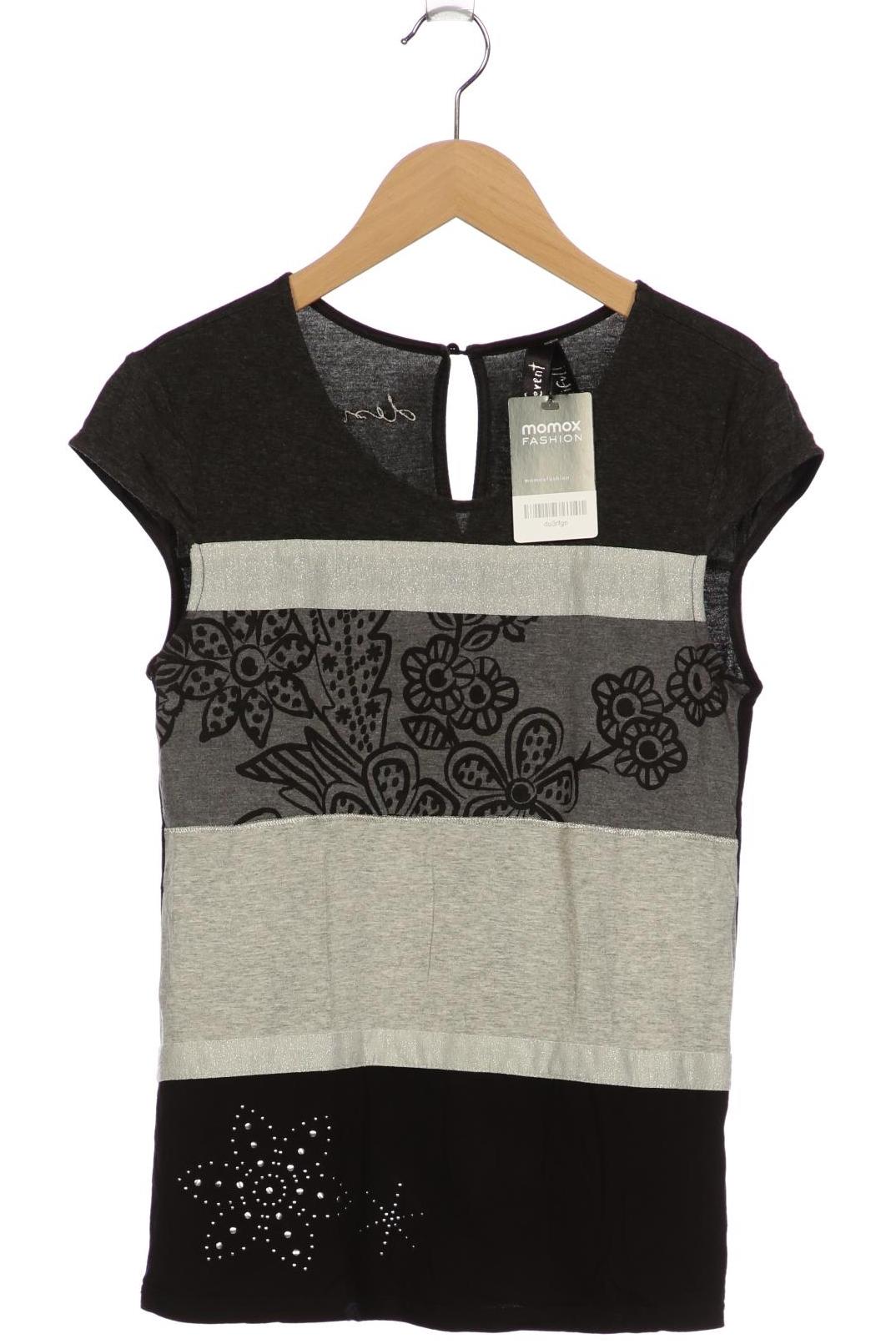

Desigual Damen T-Shirt, grau, Gr. 34