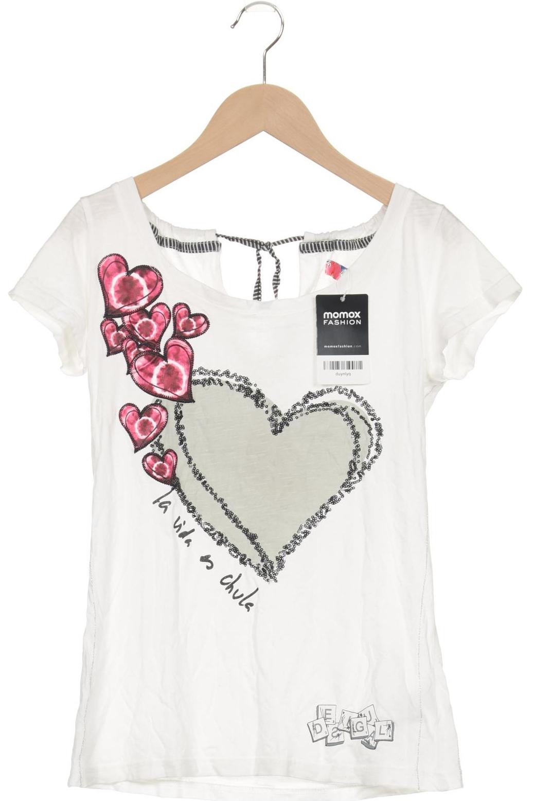 

Desigual Damen T-Shirt, weiß, Gr. 36
