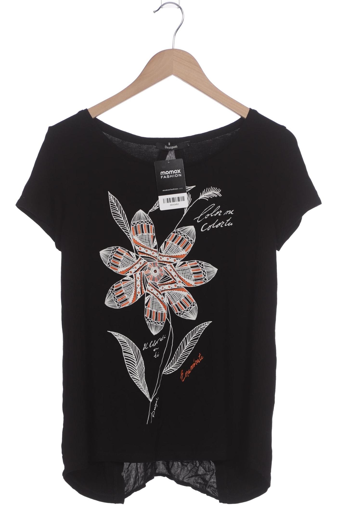 

Desigual Damen T-Shirt, schwarz, Gr. 42