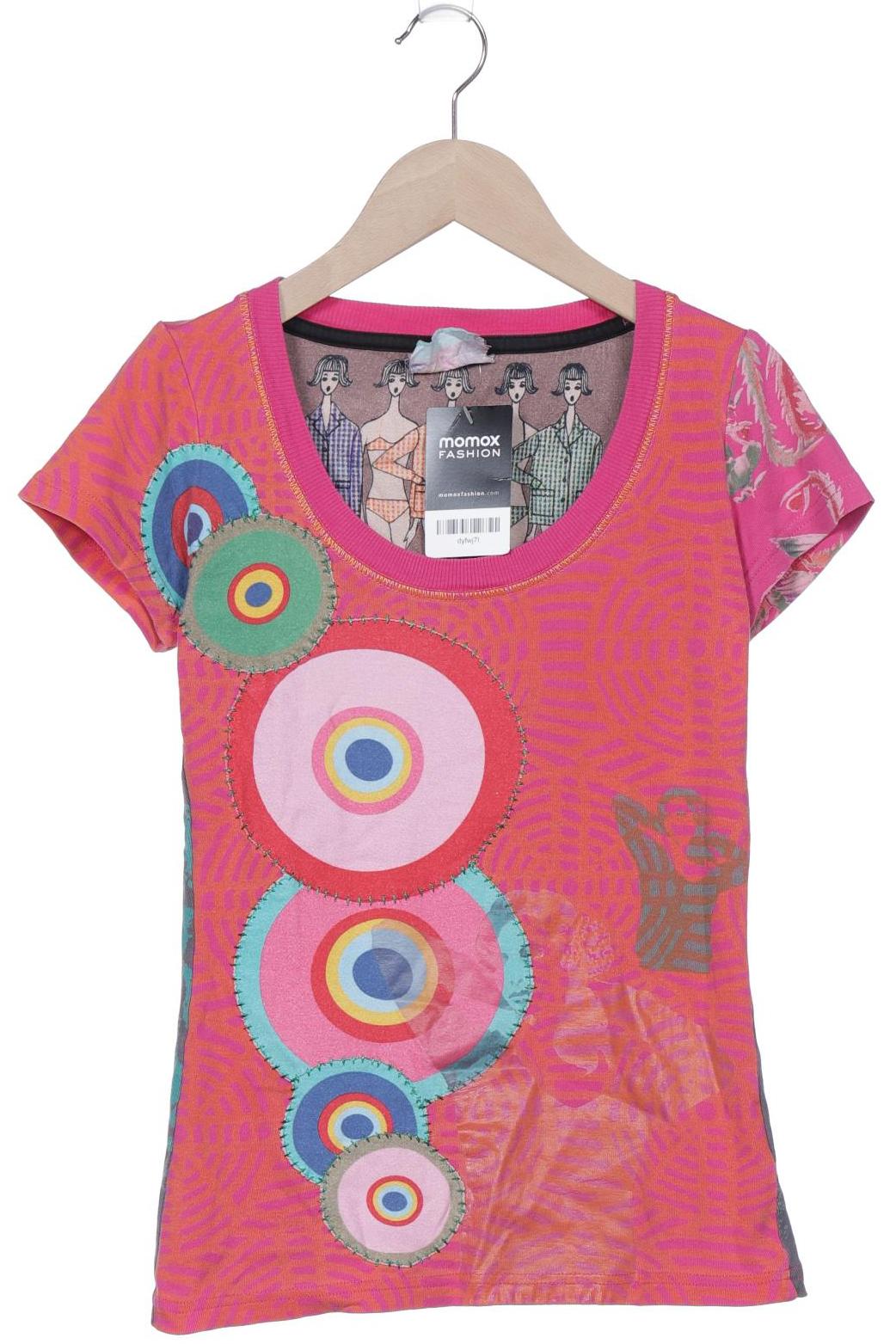 

Desigual Damen T-Shirt, orange, Gr. 36