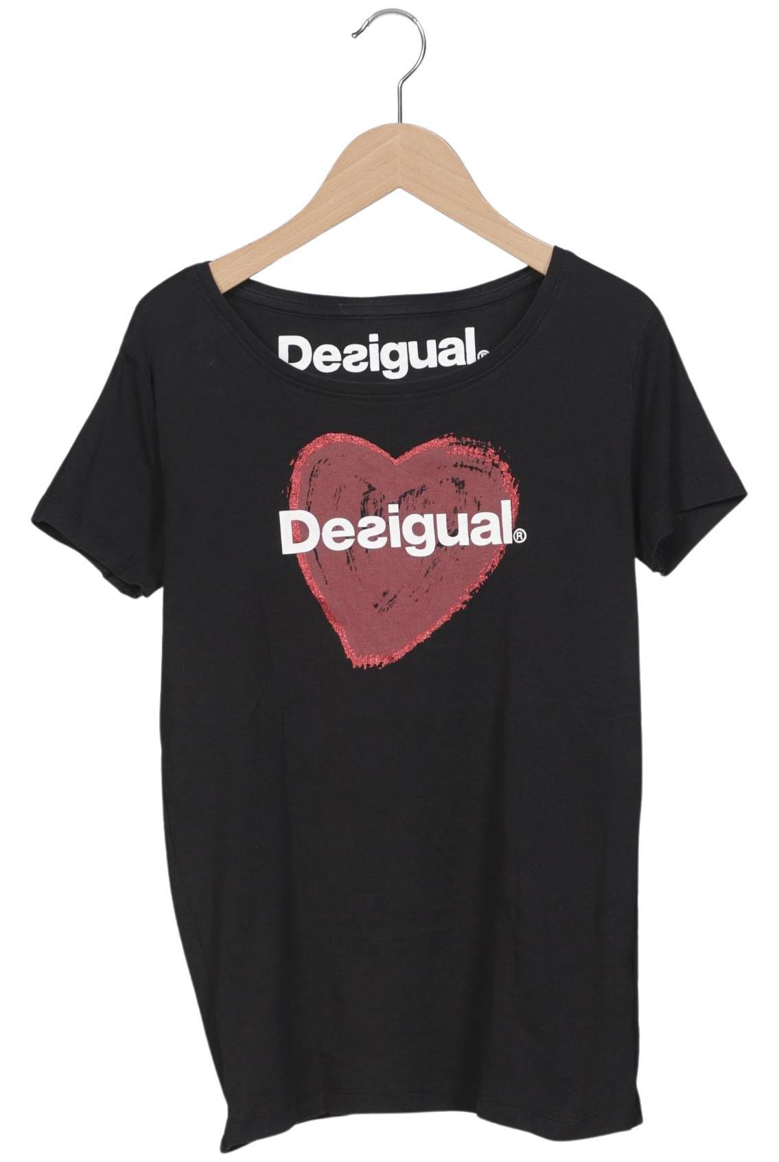 

Desigual Damen T-Shirt, schwarz, Gr. 38