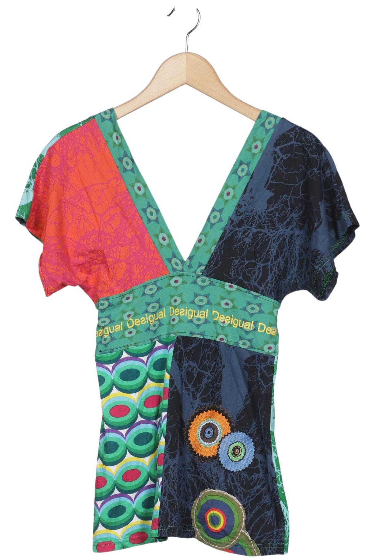 

Desigual Damen T-Shirt, mehrfarbig, Gr. 36