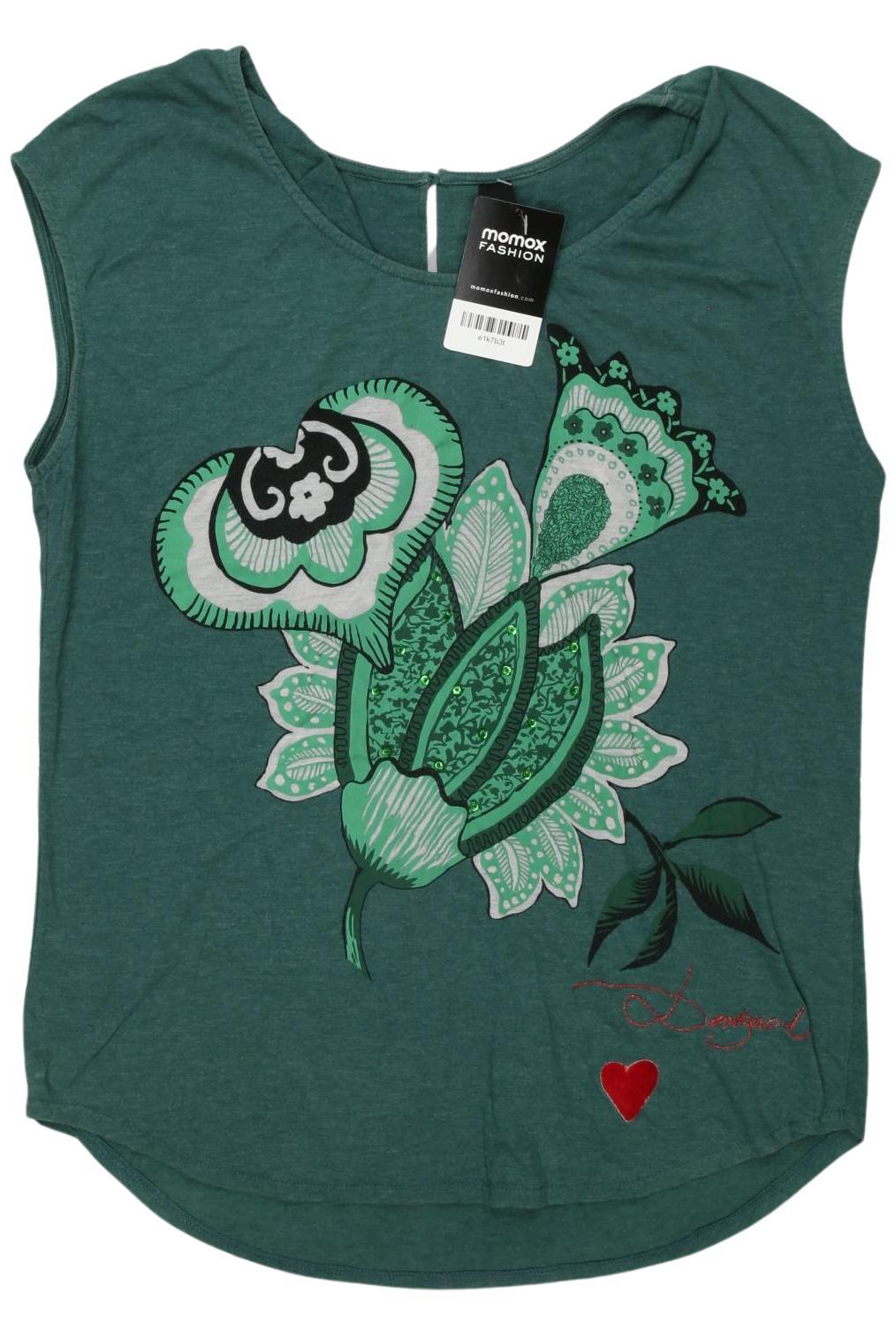 

Desigual Damen T-Shirt, grün, Gr. 36