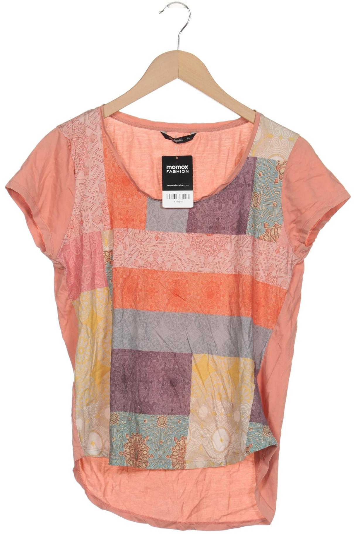 

Desigual Damen T-Shirt, orange, Gr. 44