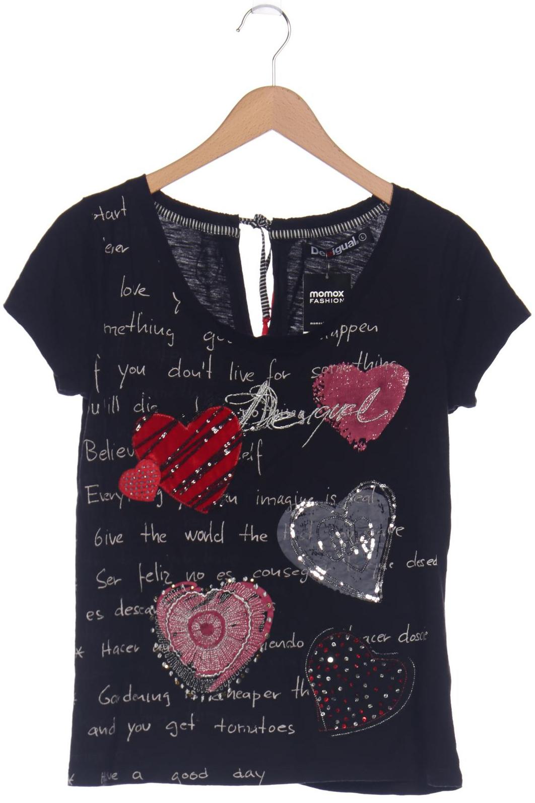 

Desigual Damen T-Shirt, schwarz