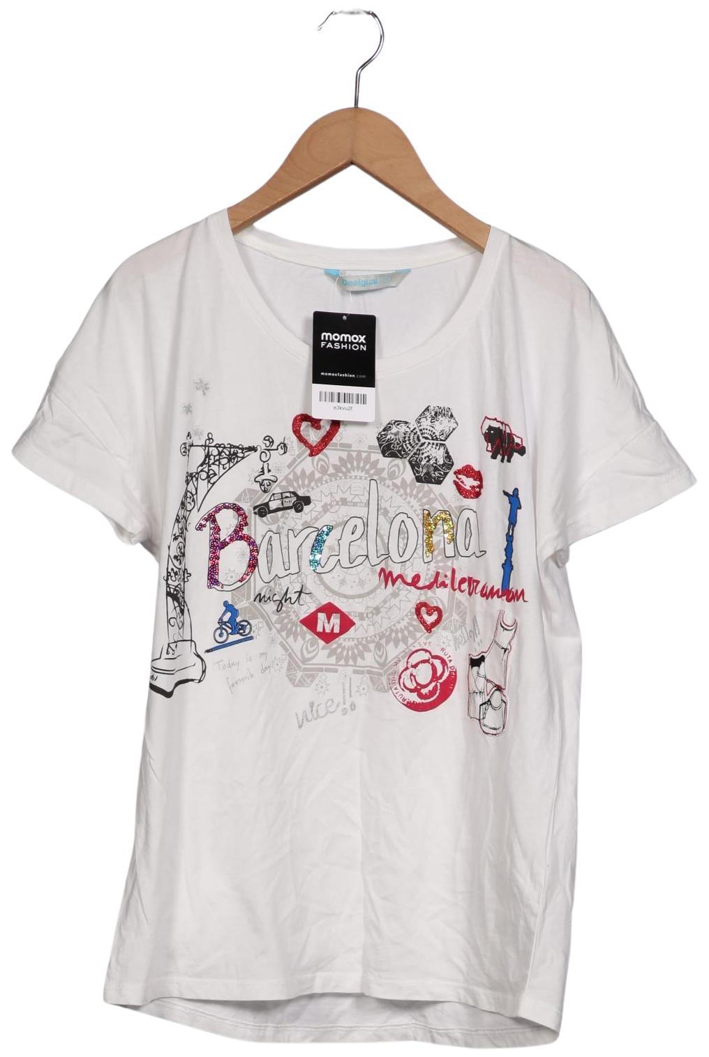 

Desigual Damen T-Shirt, weiß, Gr. 42