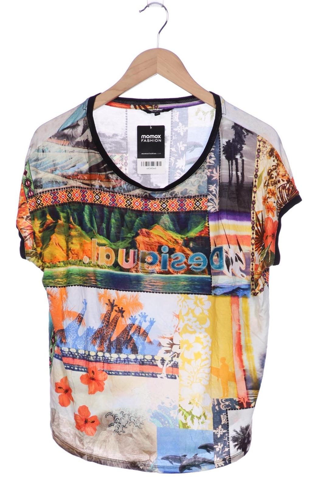 

Desigual Damen T-Shirt, mehrfarbig, Gr. 44