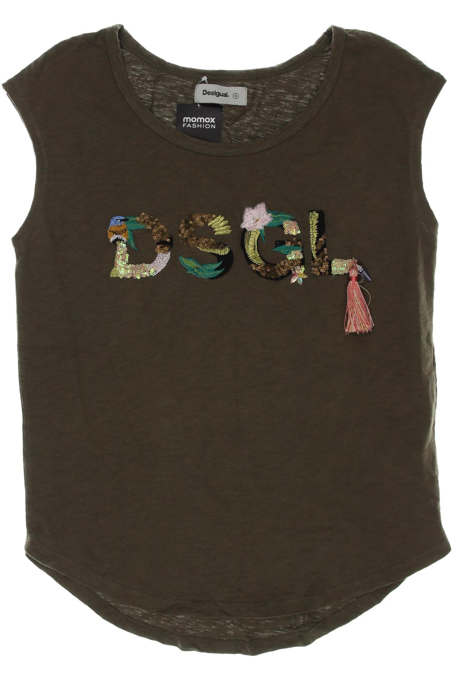 

Desigual Damen T-Shirt, grün, Gr.