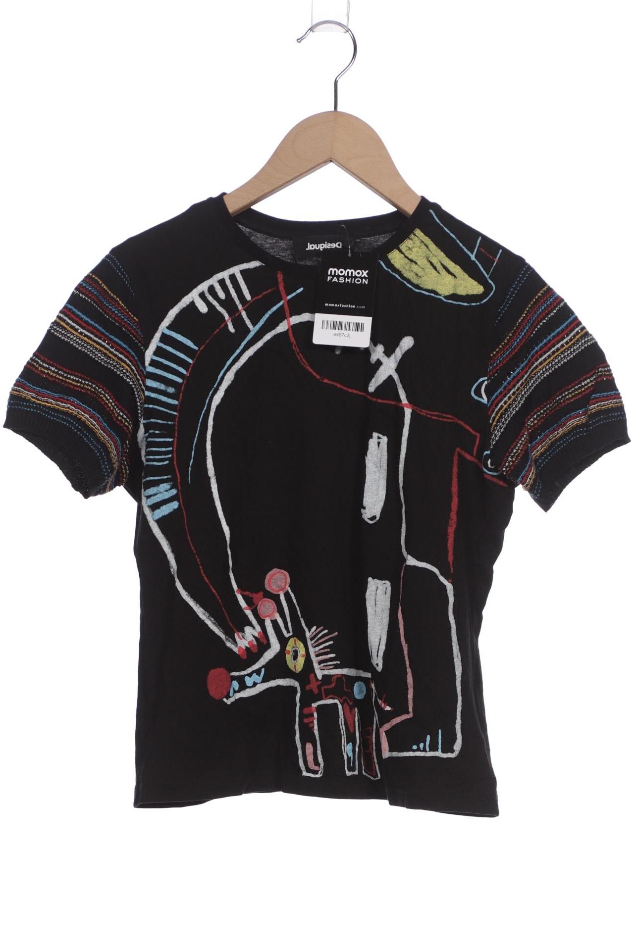 

Desigual Damen T-Shirt, schwarz, Gr. 38