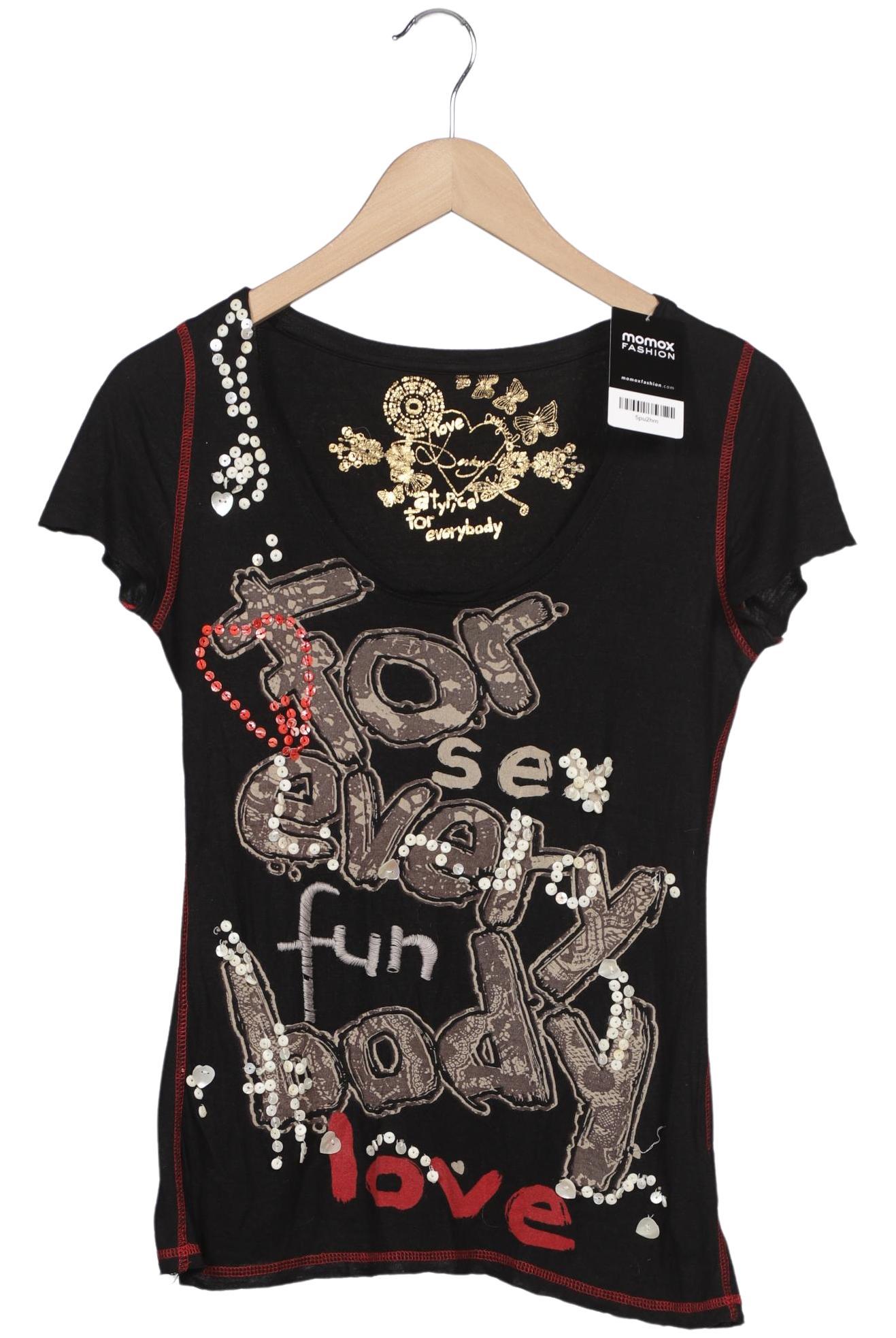 

Desigual Damen T-Shirt, schwarz, Gr. 38