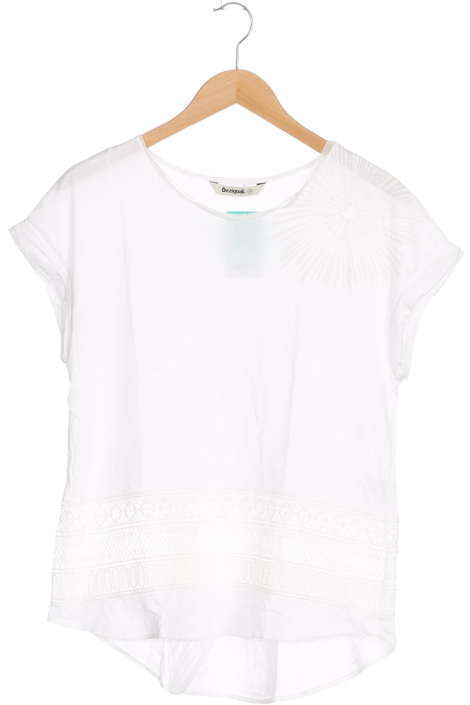 

Desigual Damen T-Shirt, weiß, Gr. 38