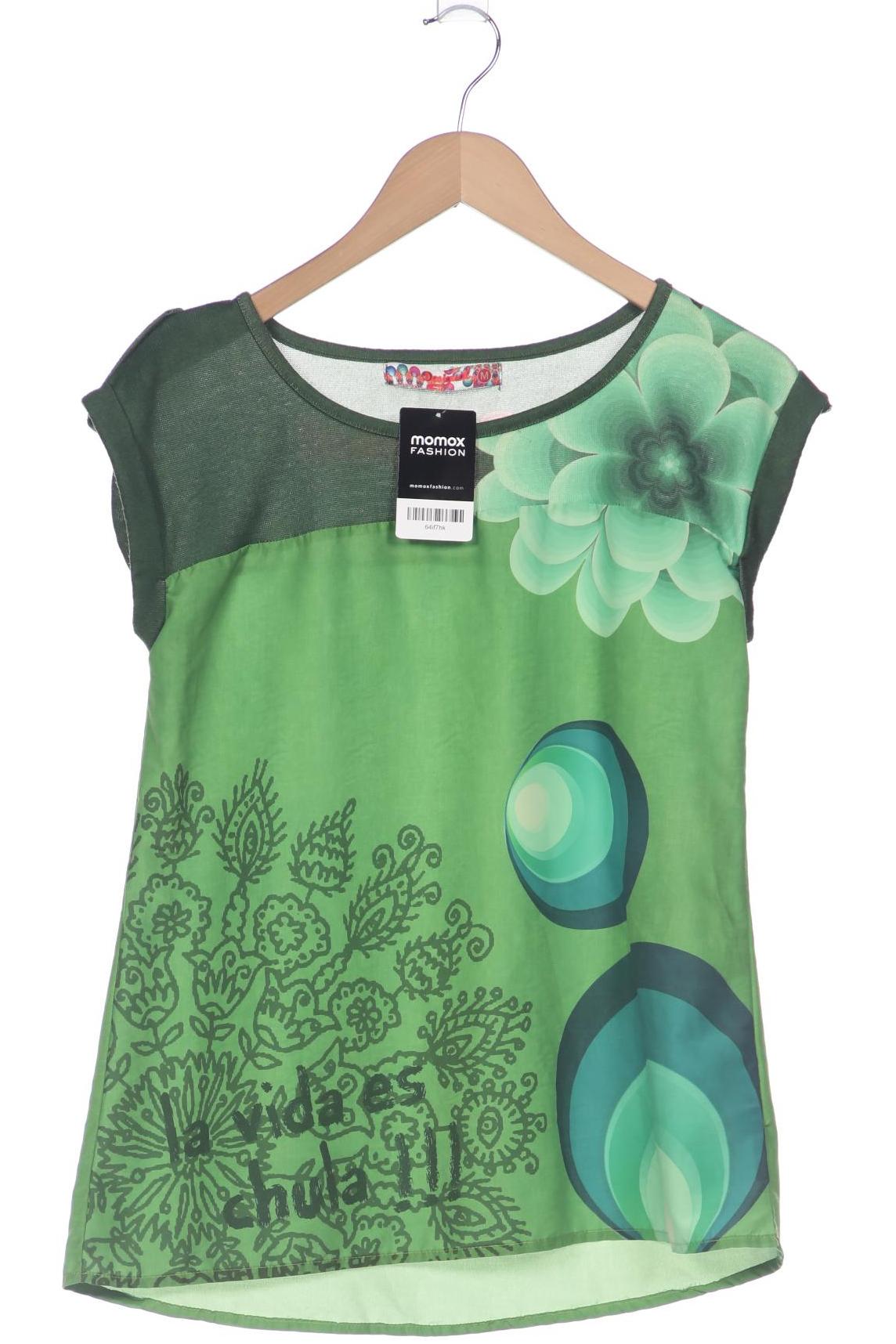 

Desigual Damen T-Shirt, grün, Gr. 38