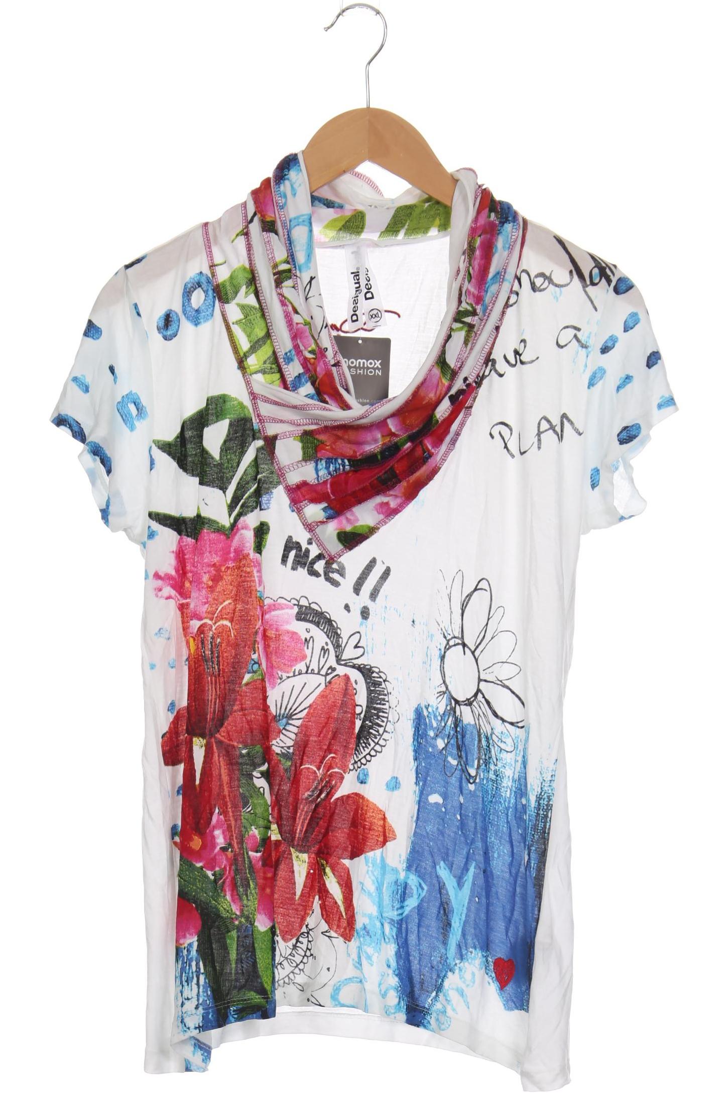 

Desigual Damen T-Shirt, weiß, Gr. 46