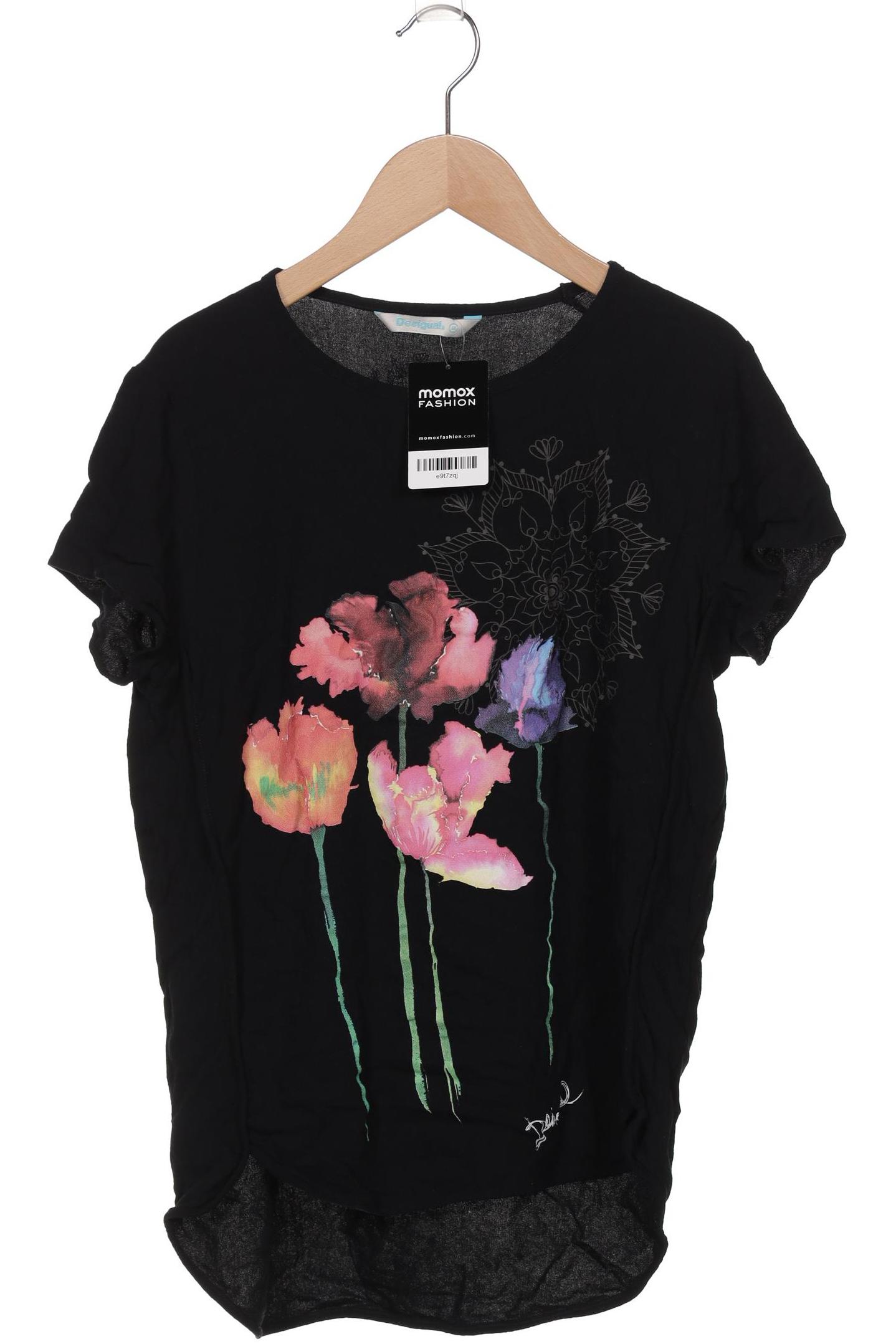 

Desigual Damen T-Shirt, schwarz, Gr. 38