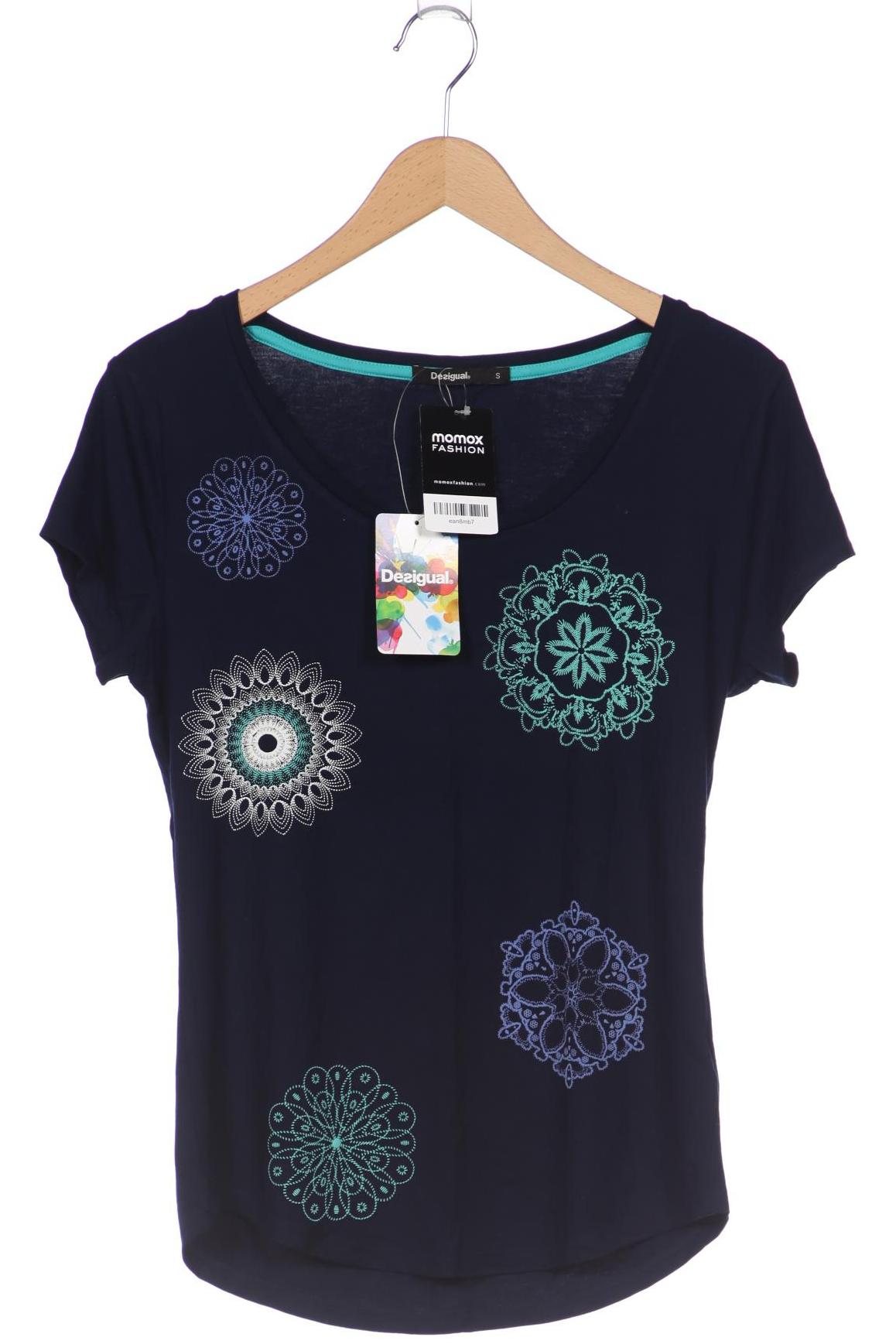 

Desigual Damen T-Shirt, marineblau, Gr. 36