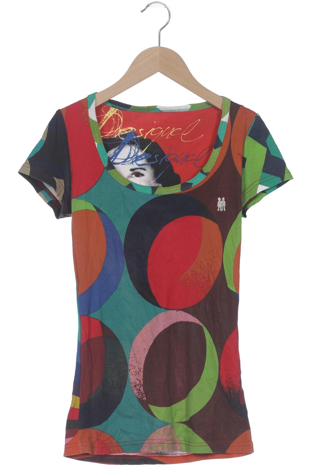 

Desigual Damen T-Shirt, mehrfarbig, Gr. 38
