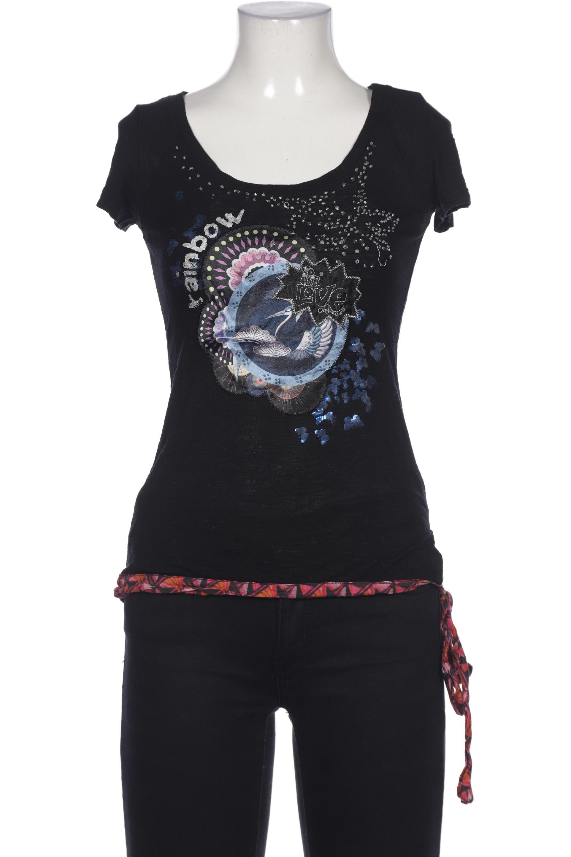 

Desigual Damen T-Shirt, schwarz