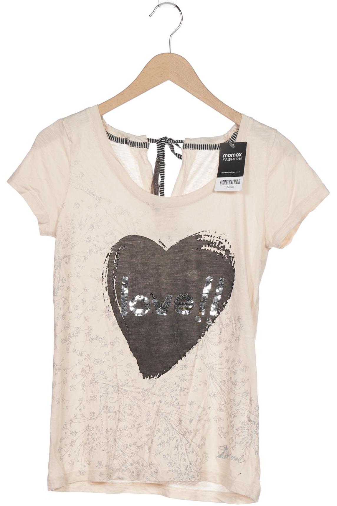 

Desigual Damen T-Shirt, beige, Gr. 38