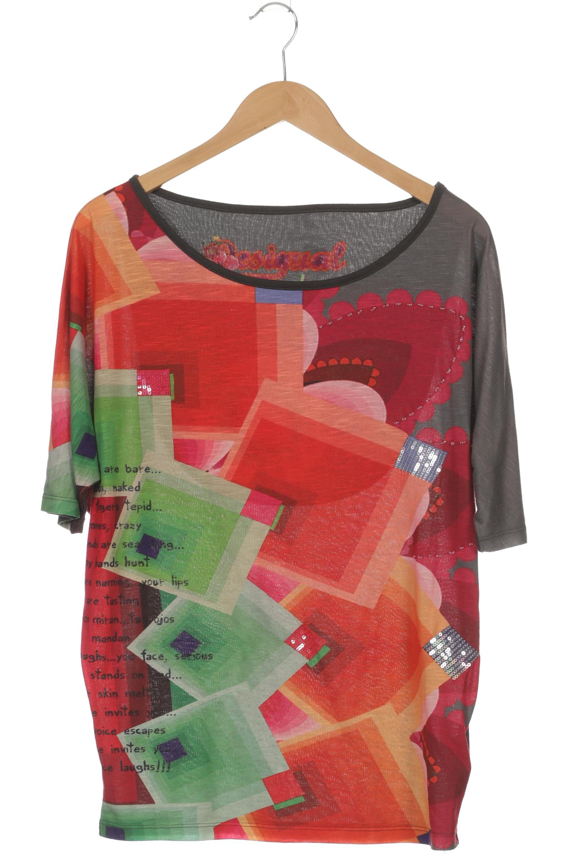 

Desigual Damen T-Shirt, mehrfarbig, Gr. 38