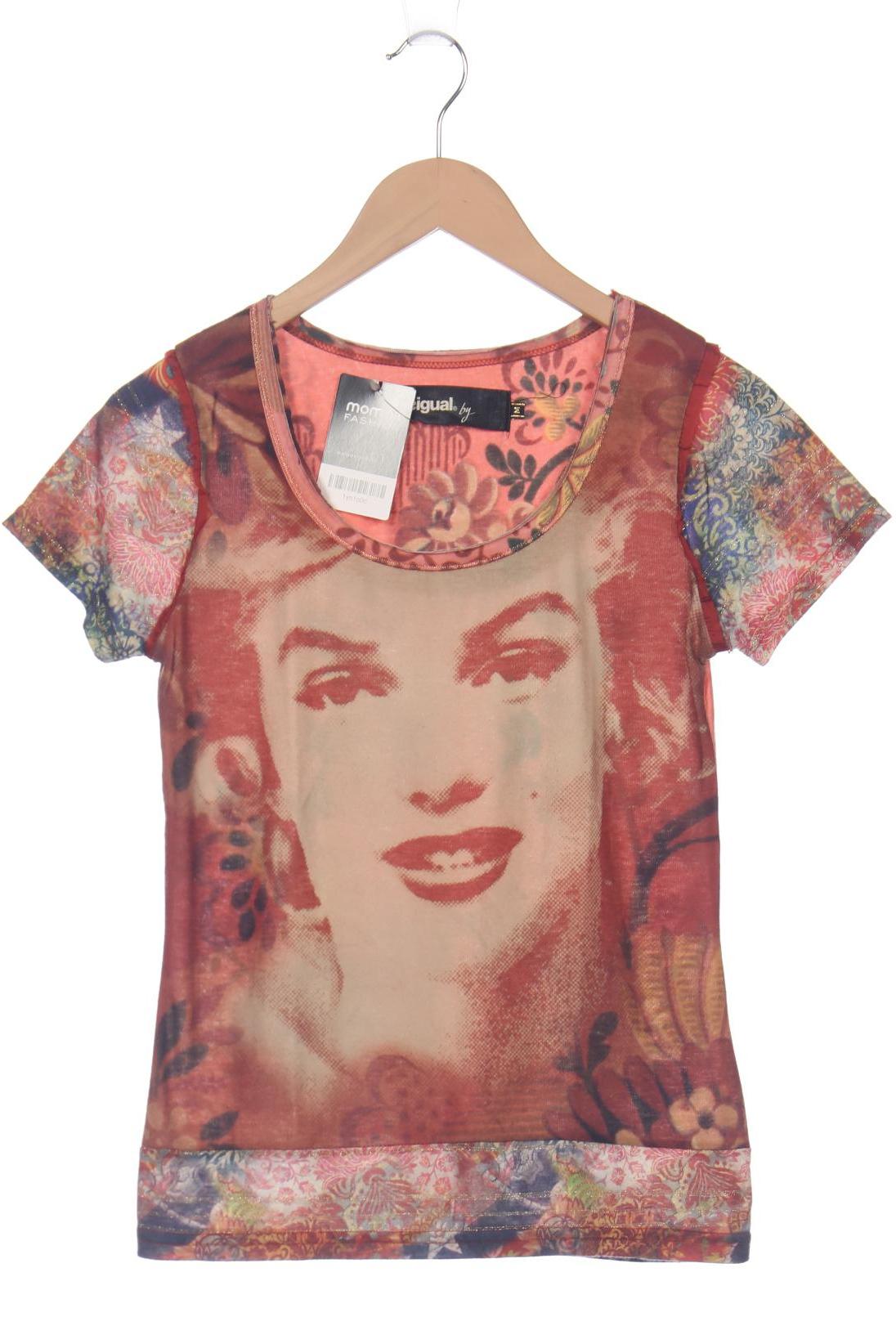 

Desigual Damen T-Shirt, braun, Gr. 38