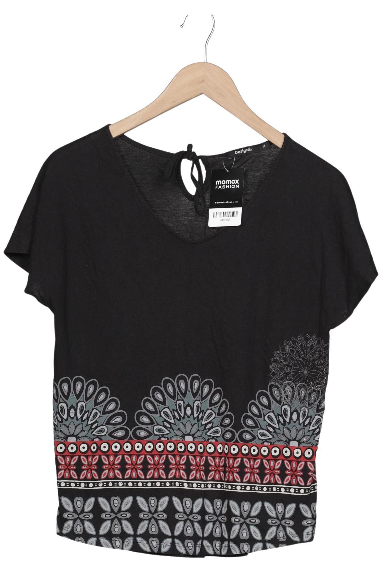

Desigual Damen T-Shirt, schwarz, Gr. 38