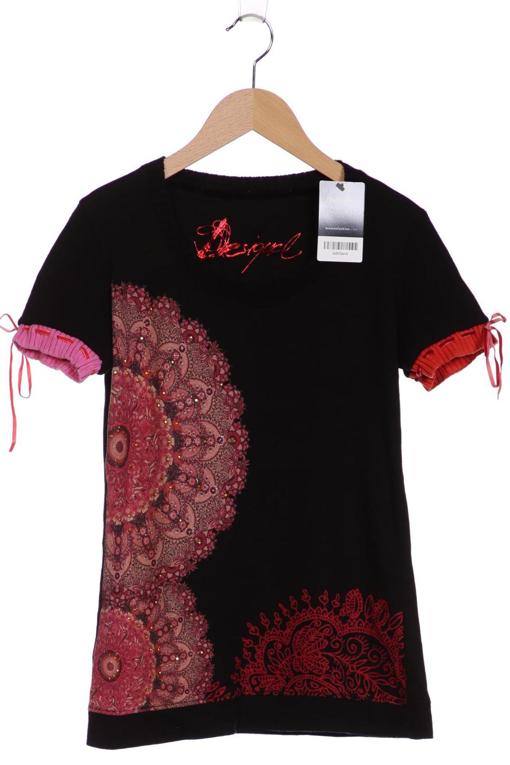 

Desigual Damen T-Shirt, schwarz, Gr. 36