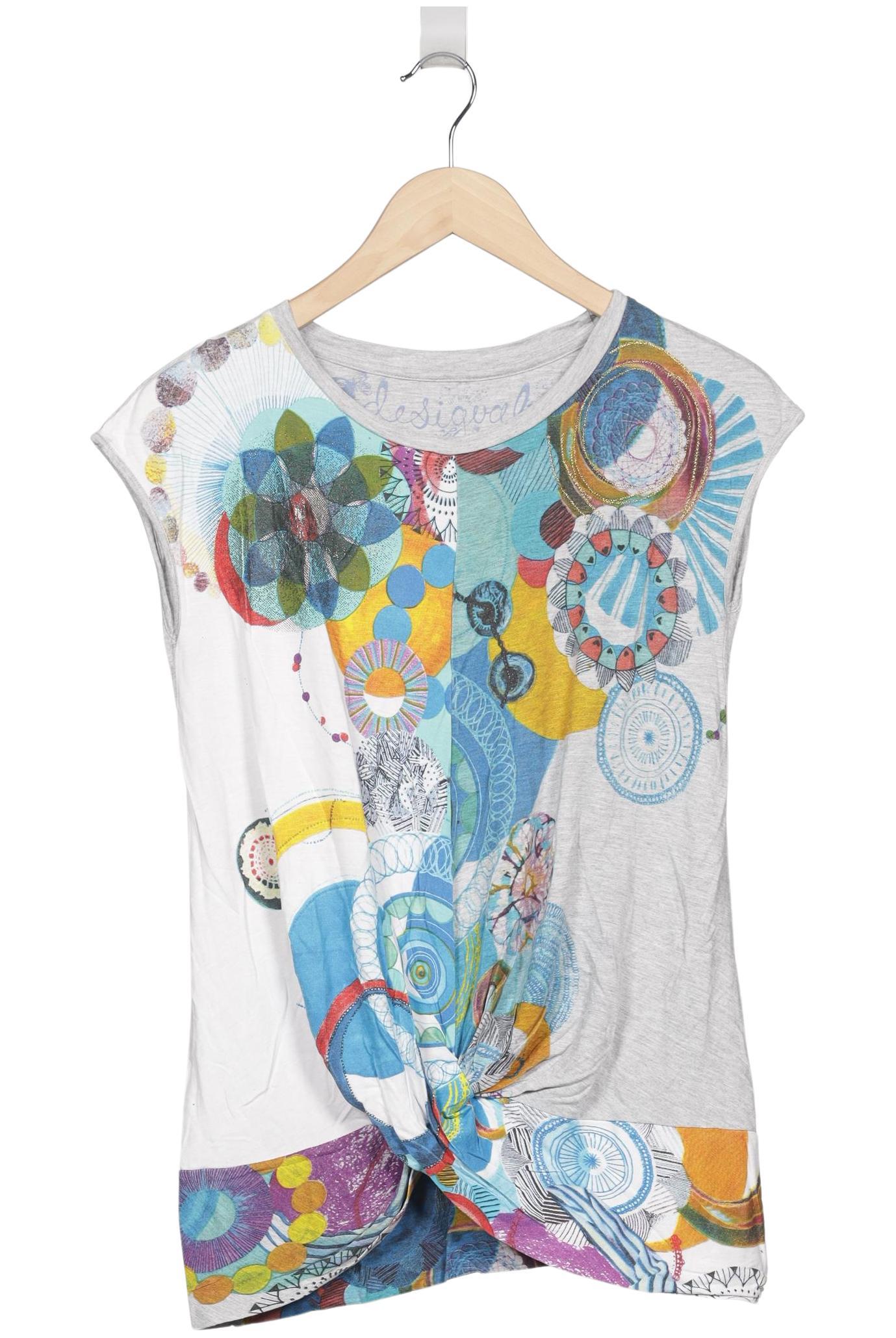 

Desigual Damen T-Shirt, mehrfarbig, Gr. 36