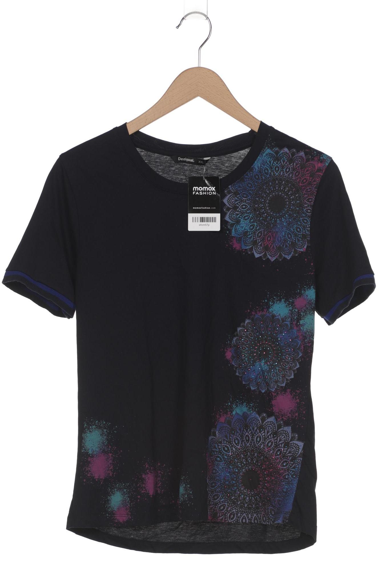 

Desigual Damen T-Shirt, marineblau, Gr. 46