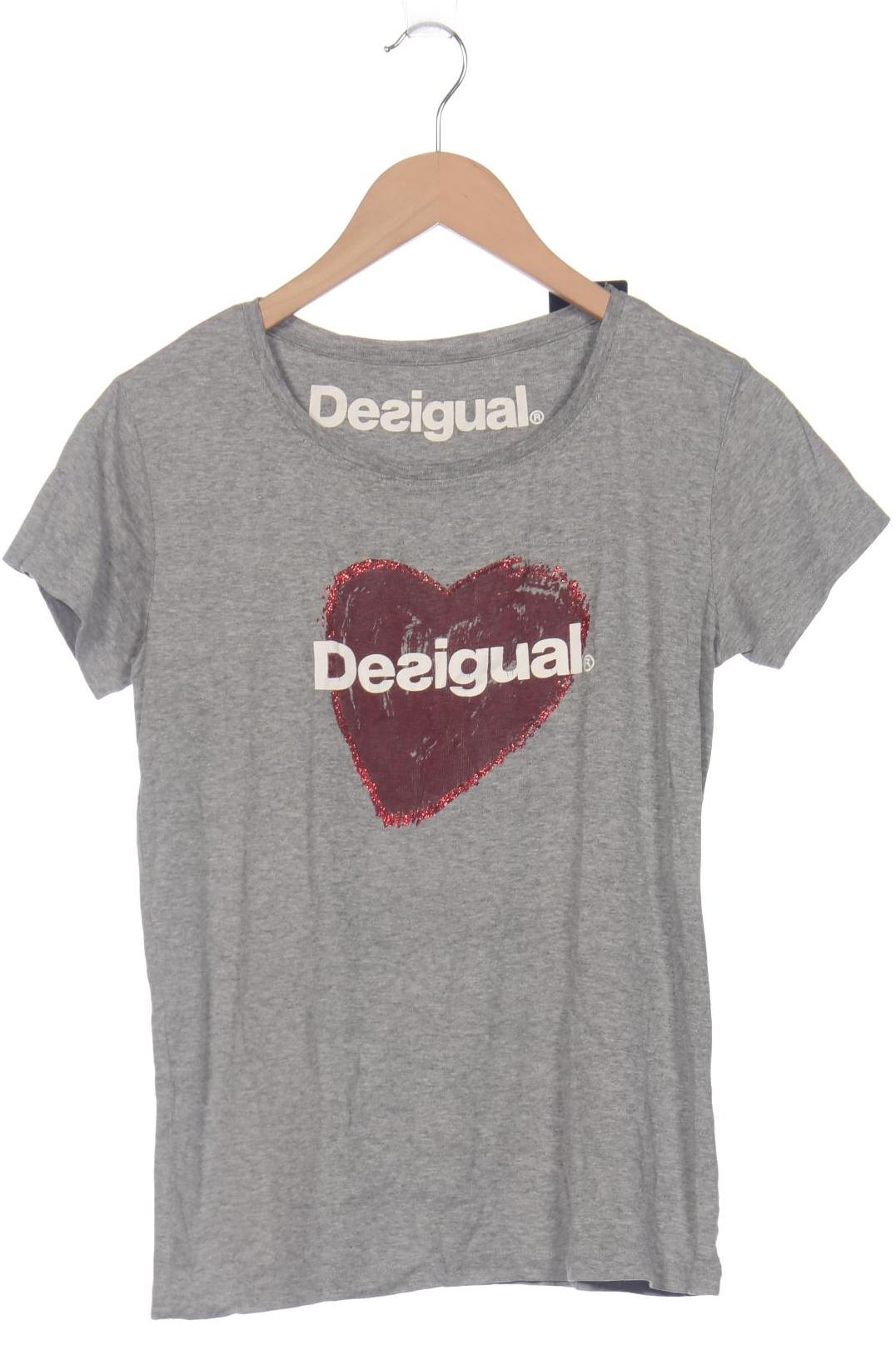 

Desigual Damen T-Shirt, grau, Gr. 38