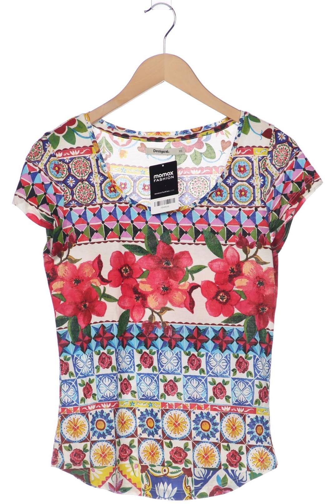 

Desigual Damen T-Shirt, rot, Gr. 34