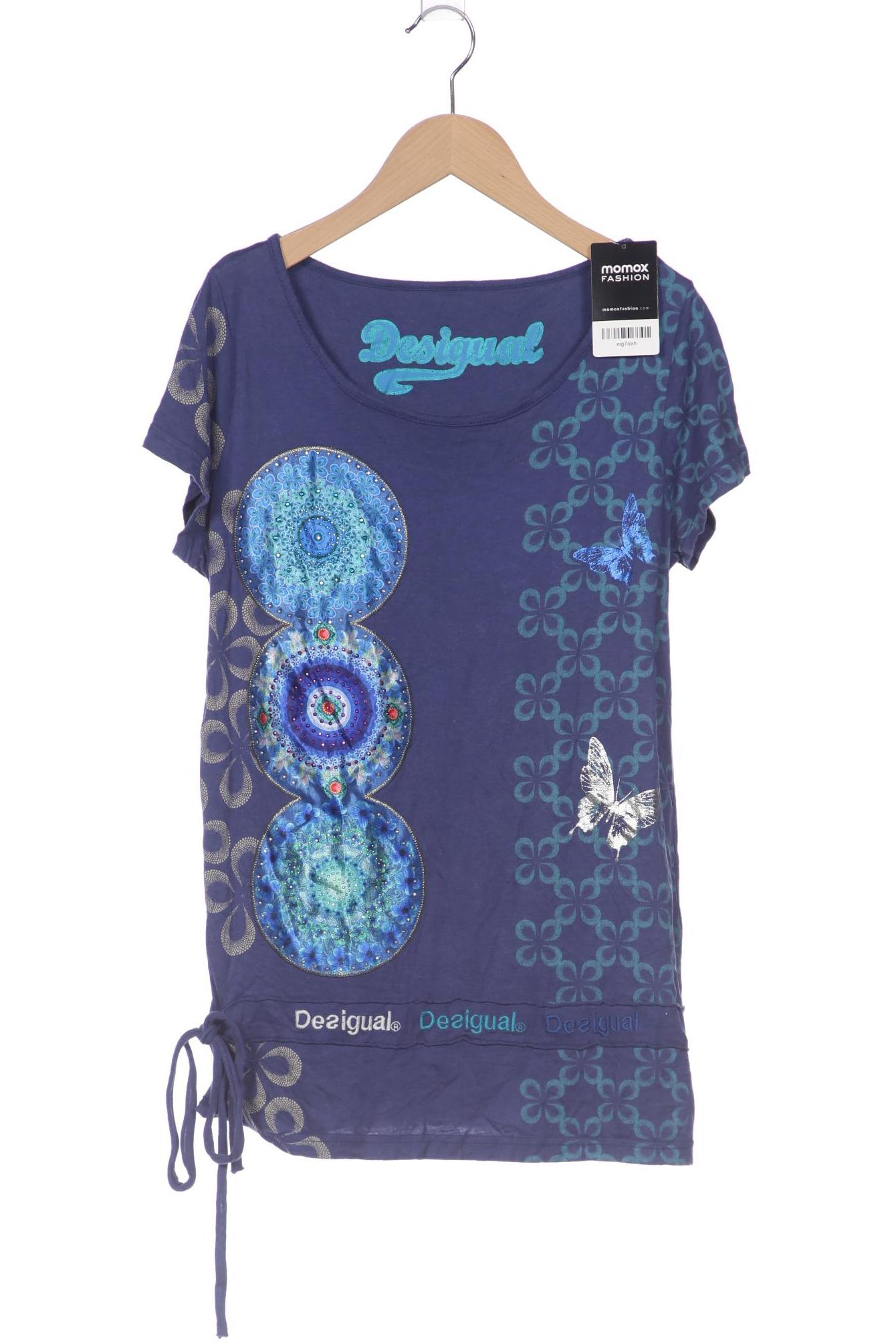 

Desigual Damen T-Shirt, blau, Gr. 42