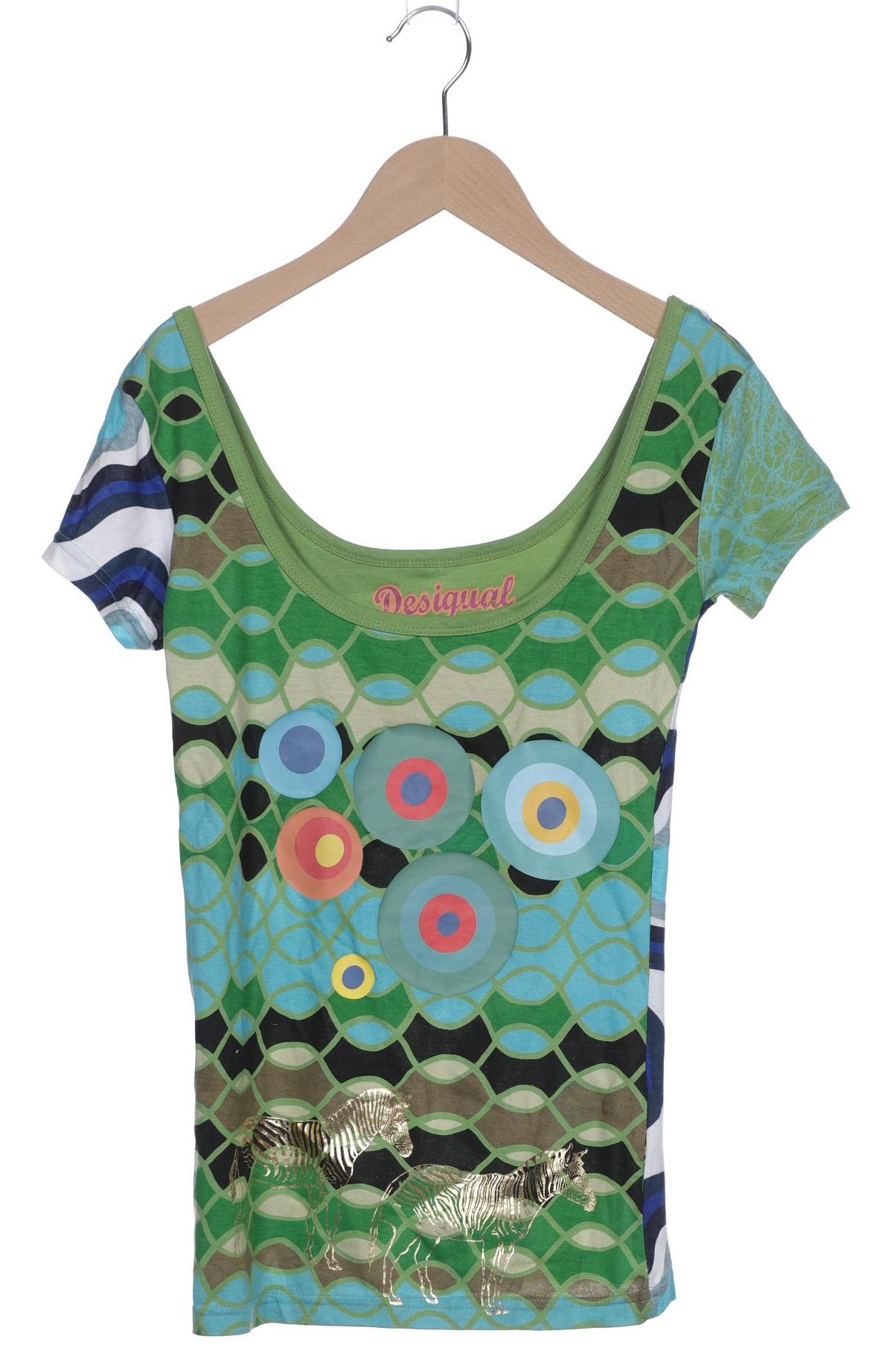 

Desigual Damen T-Shirt, grün, Gr. 34
