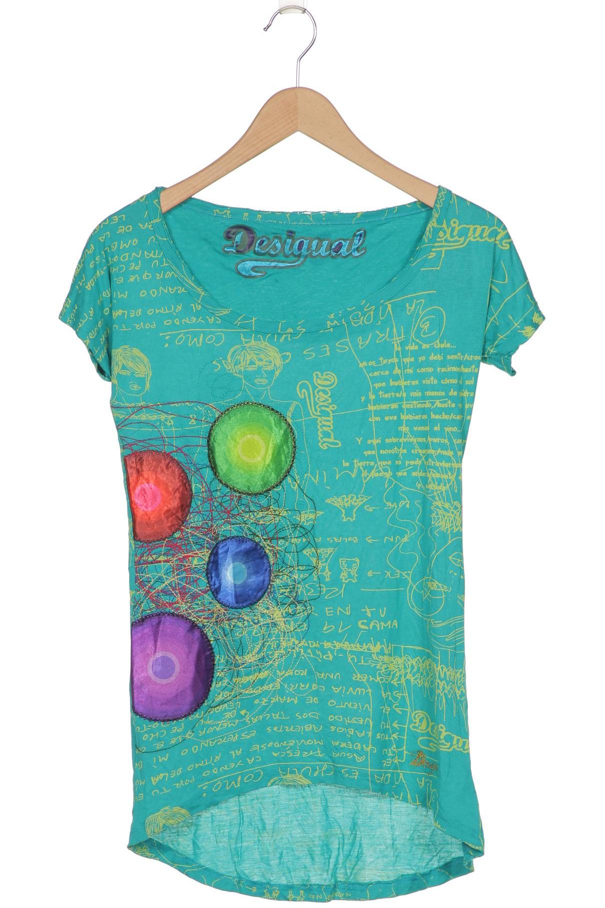 

Desigual Damen T-Shirt, türkis, Gr. 36