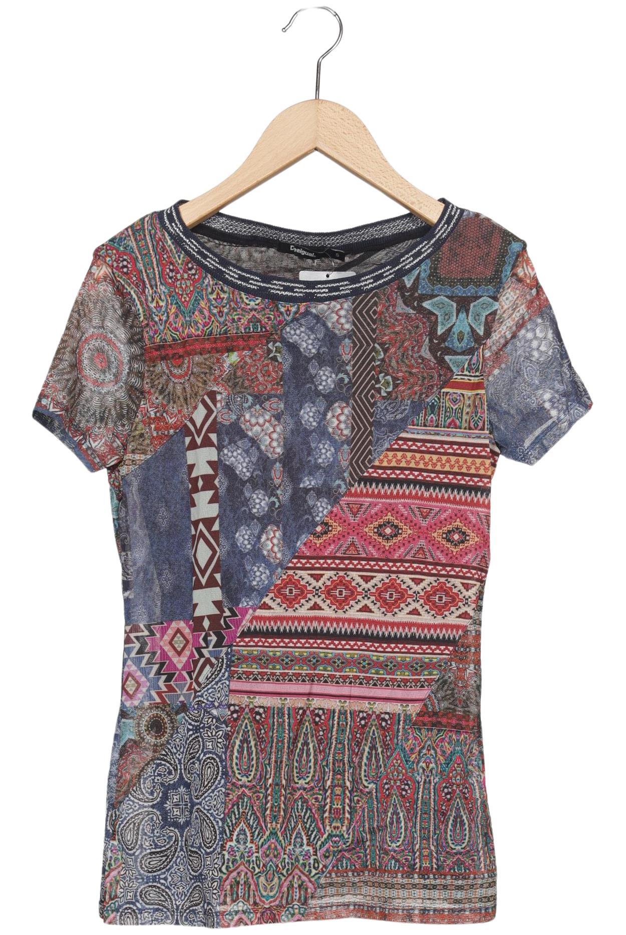 

Desigual Damen T-Shirt, mehrfarbig, Gr. 36