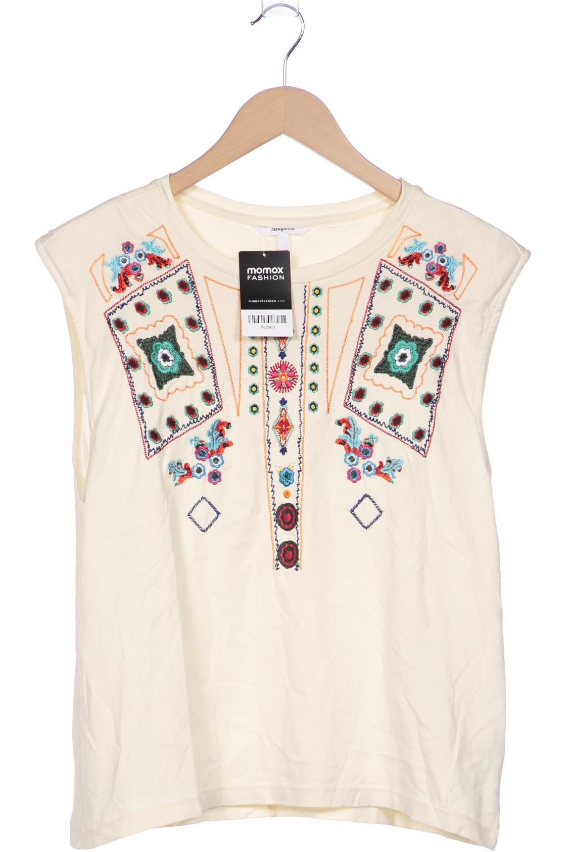 

Desigual Damen T-Shirt, cremeweiß