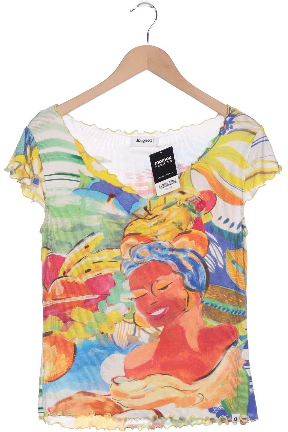

Desigual Damen T-Shirt, mehrfarbig, Gr. 44