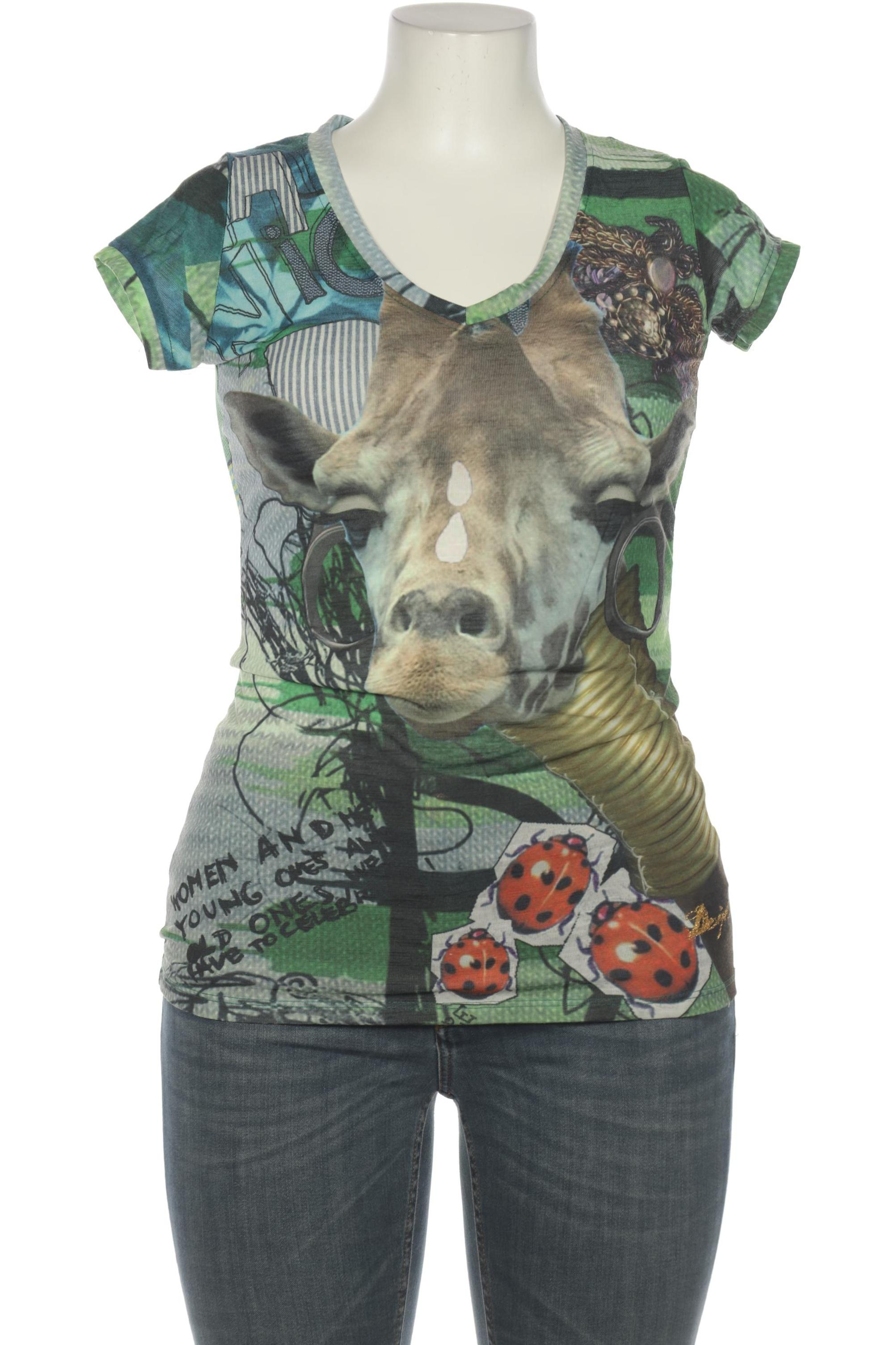 

Desigual Damen T-Shirt, grün, Gr. 42