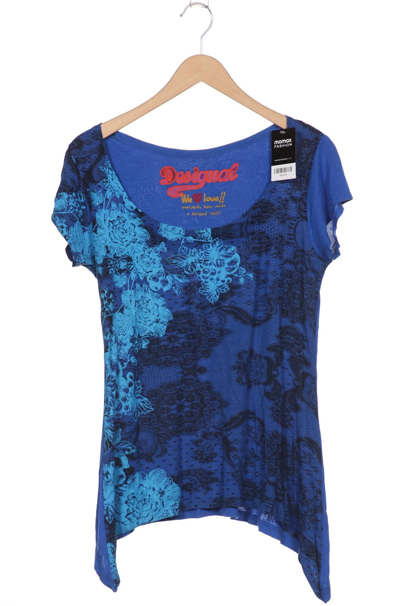 

Desigual Damen T-Shirt, blau, Gr. 36