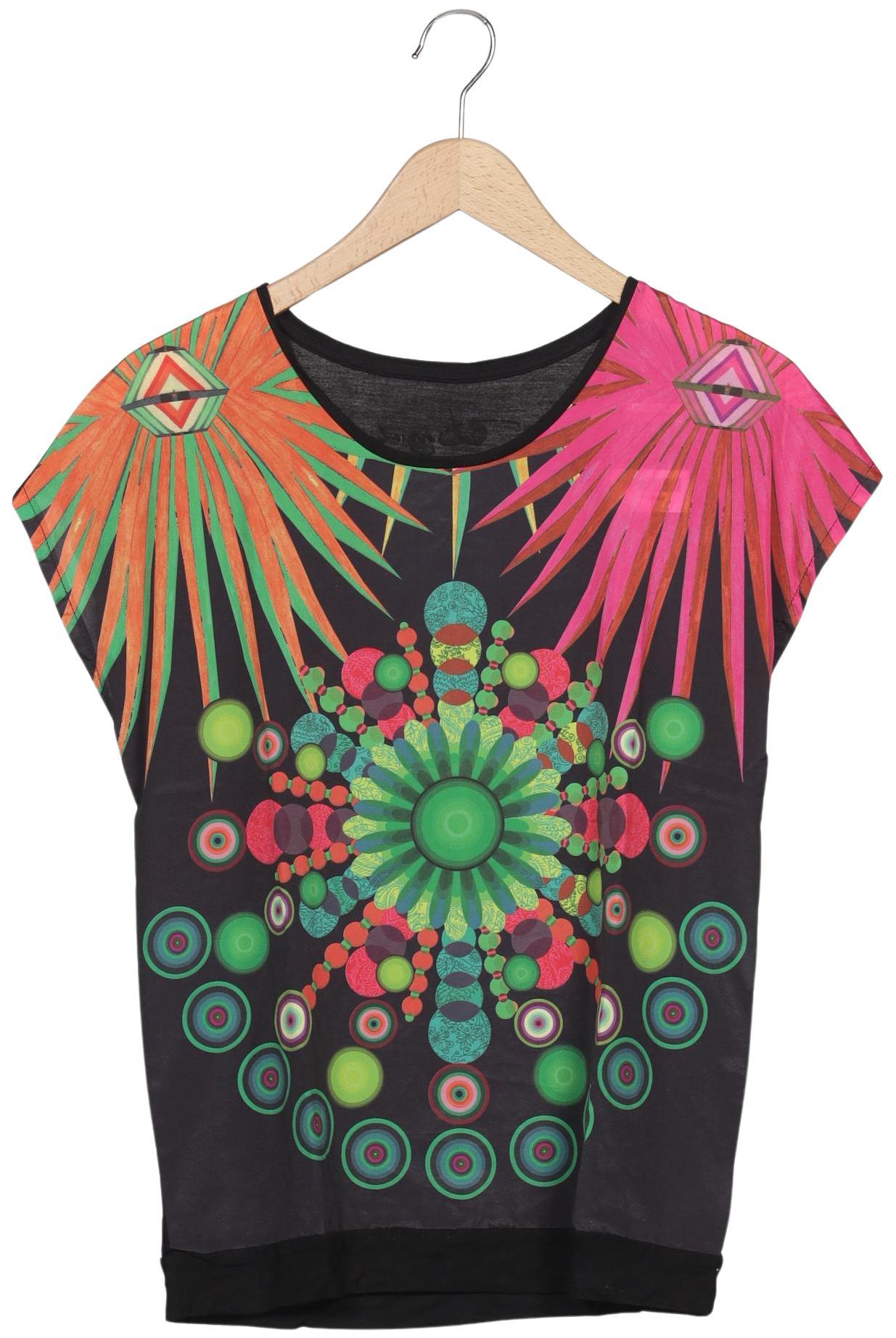 

Desigual Damen T-Shirt, mehrfarbig, Gr. 38