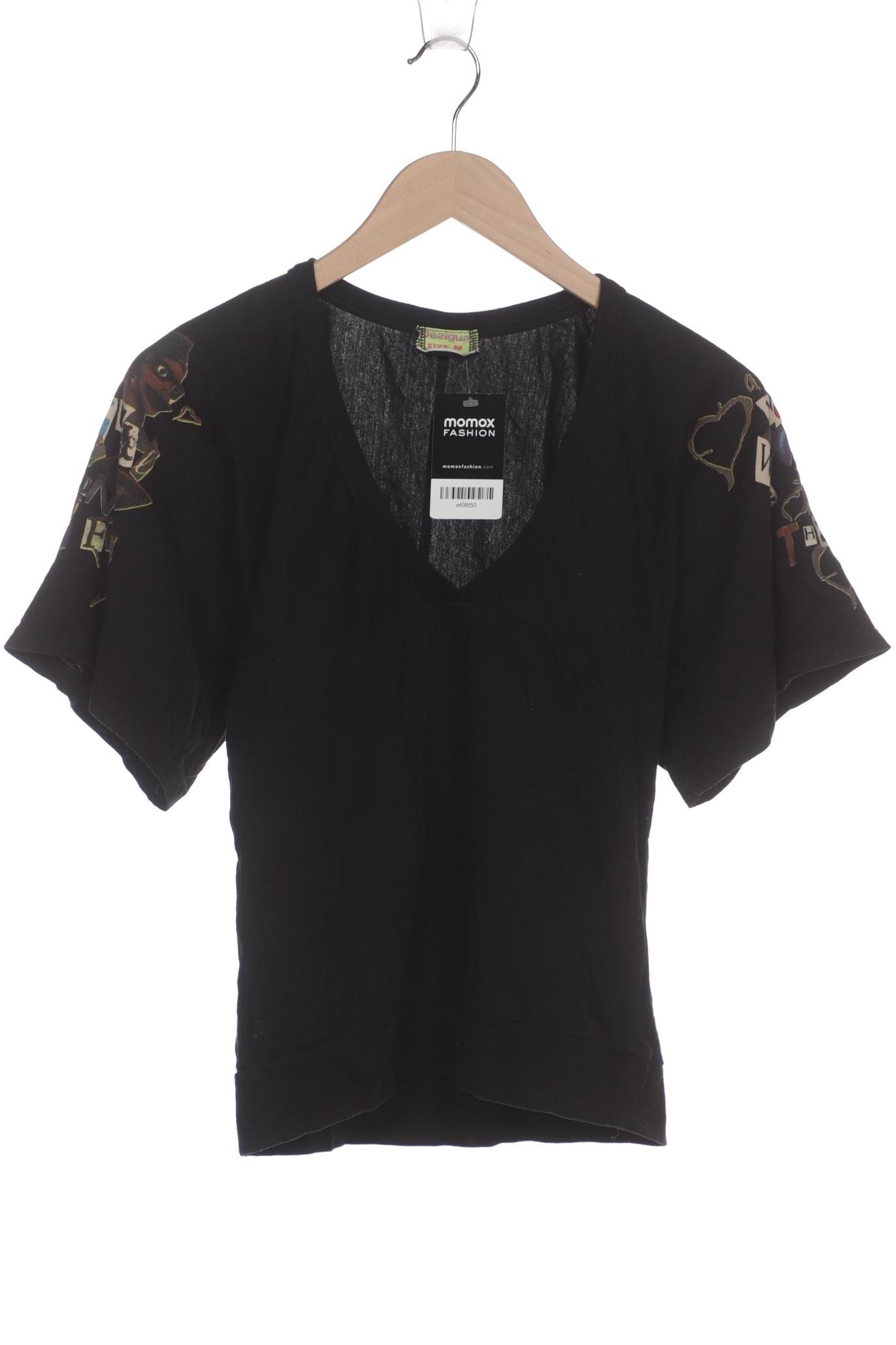 

Desigual Damen T-Shirt, schwarz, Gr. 38