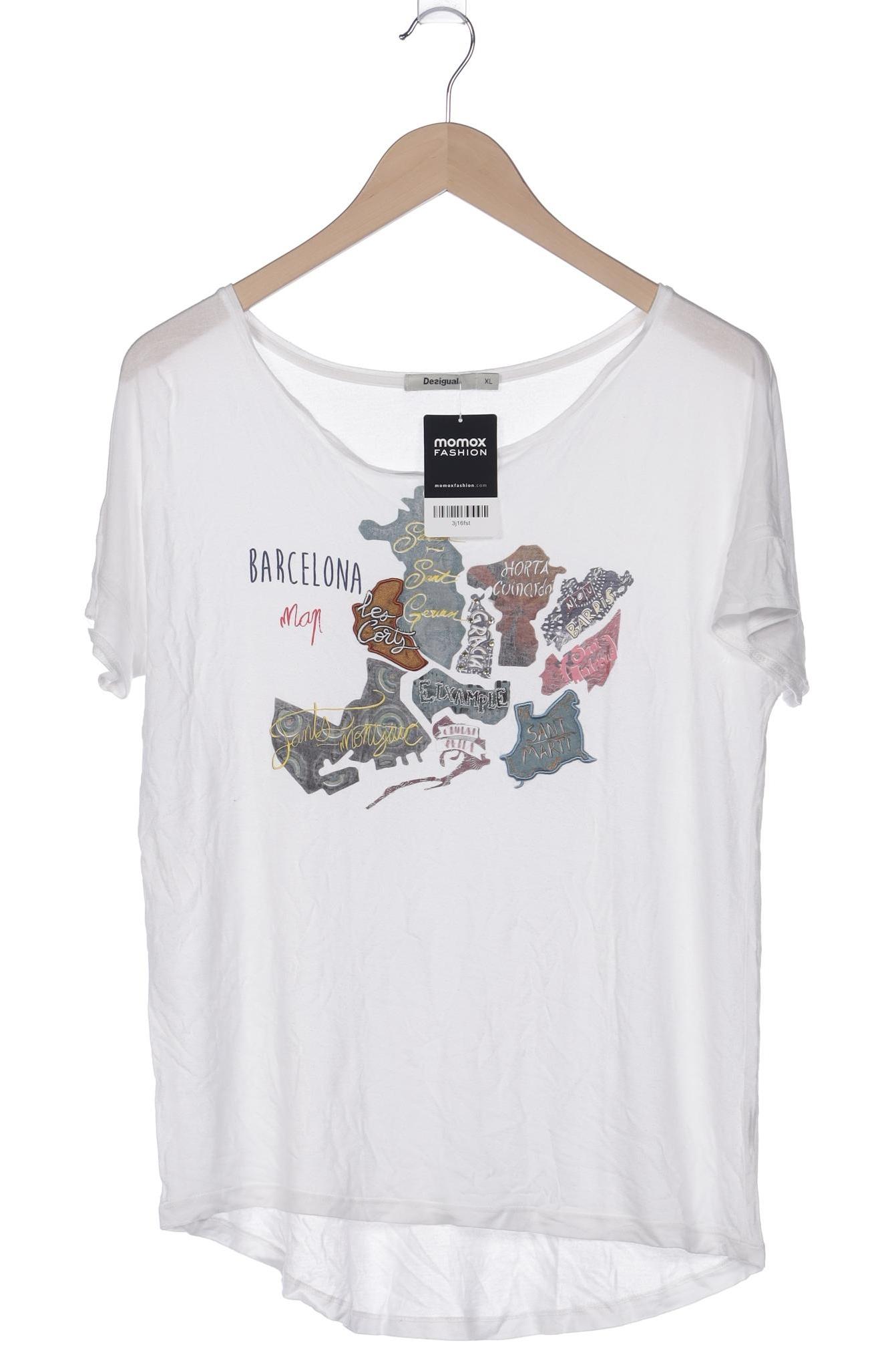

Desigual Damen T-Shirt, weiß, Gr. 44