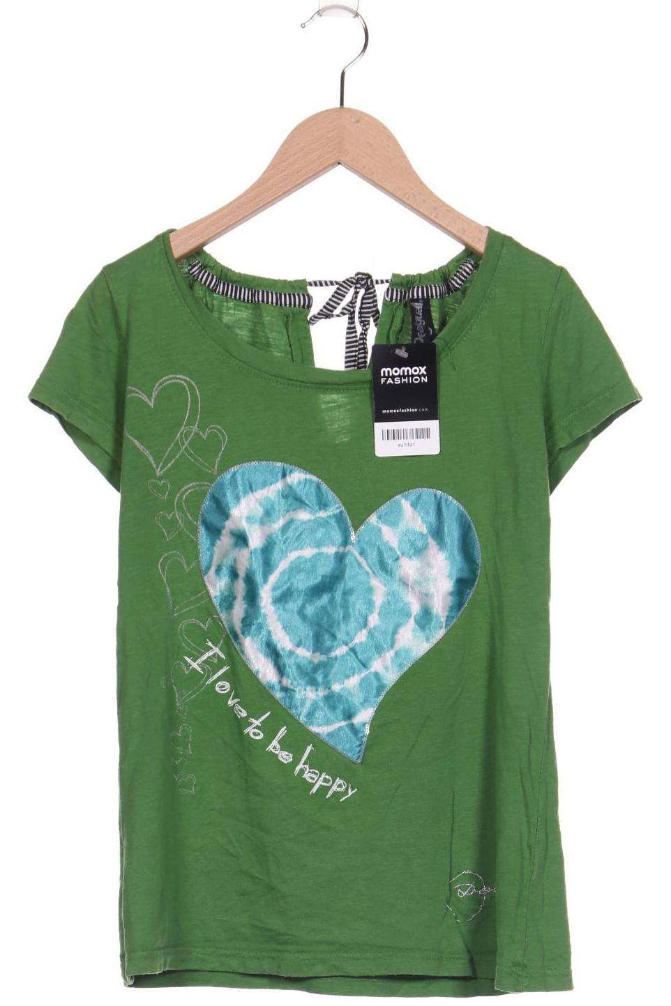 

Desigual Damen T-Shirt, grün, Gr. 38
