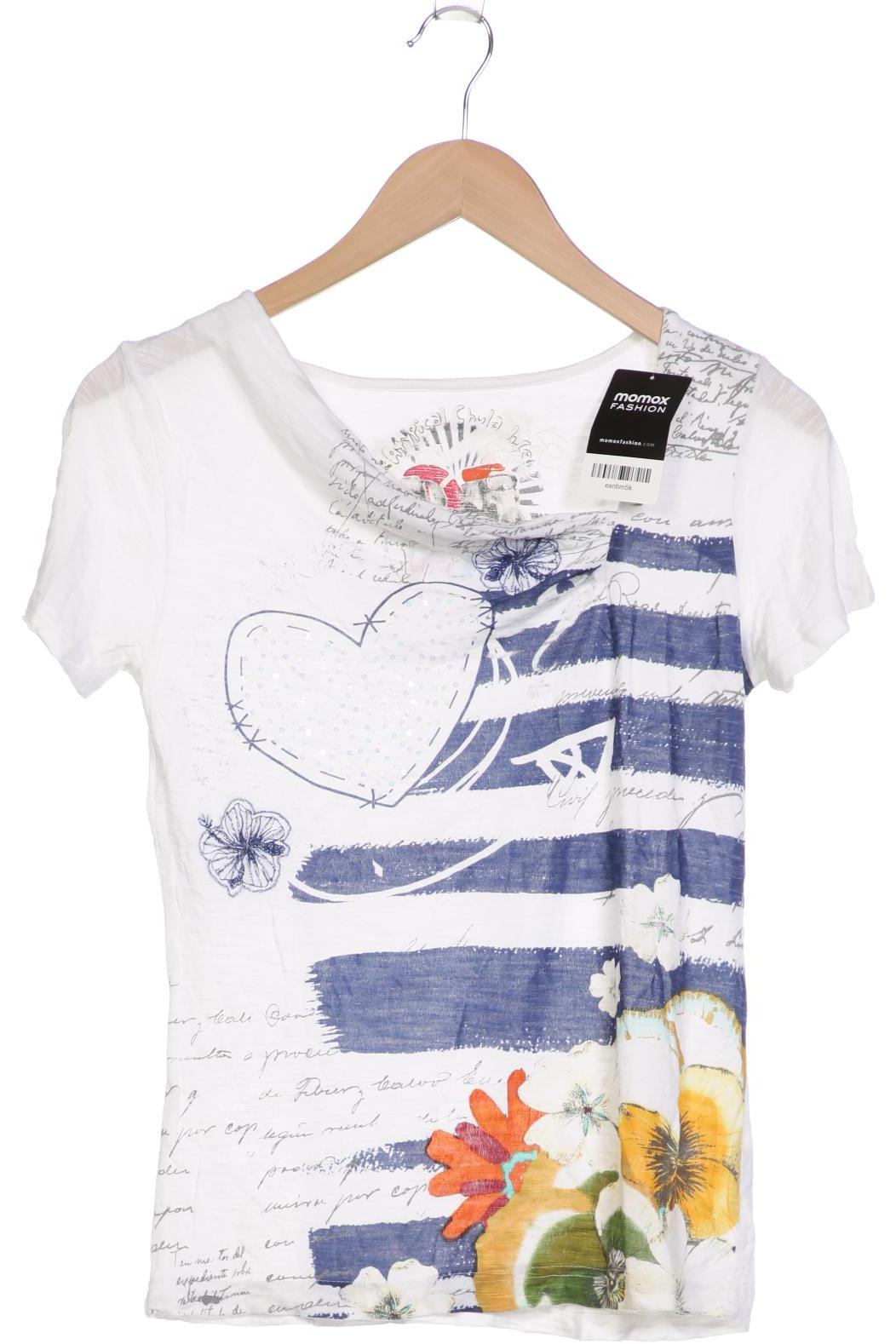 

Desigual Damen T-Shirt, weiß, Gr. 36